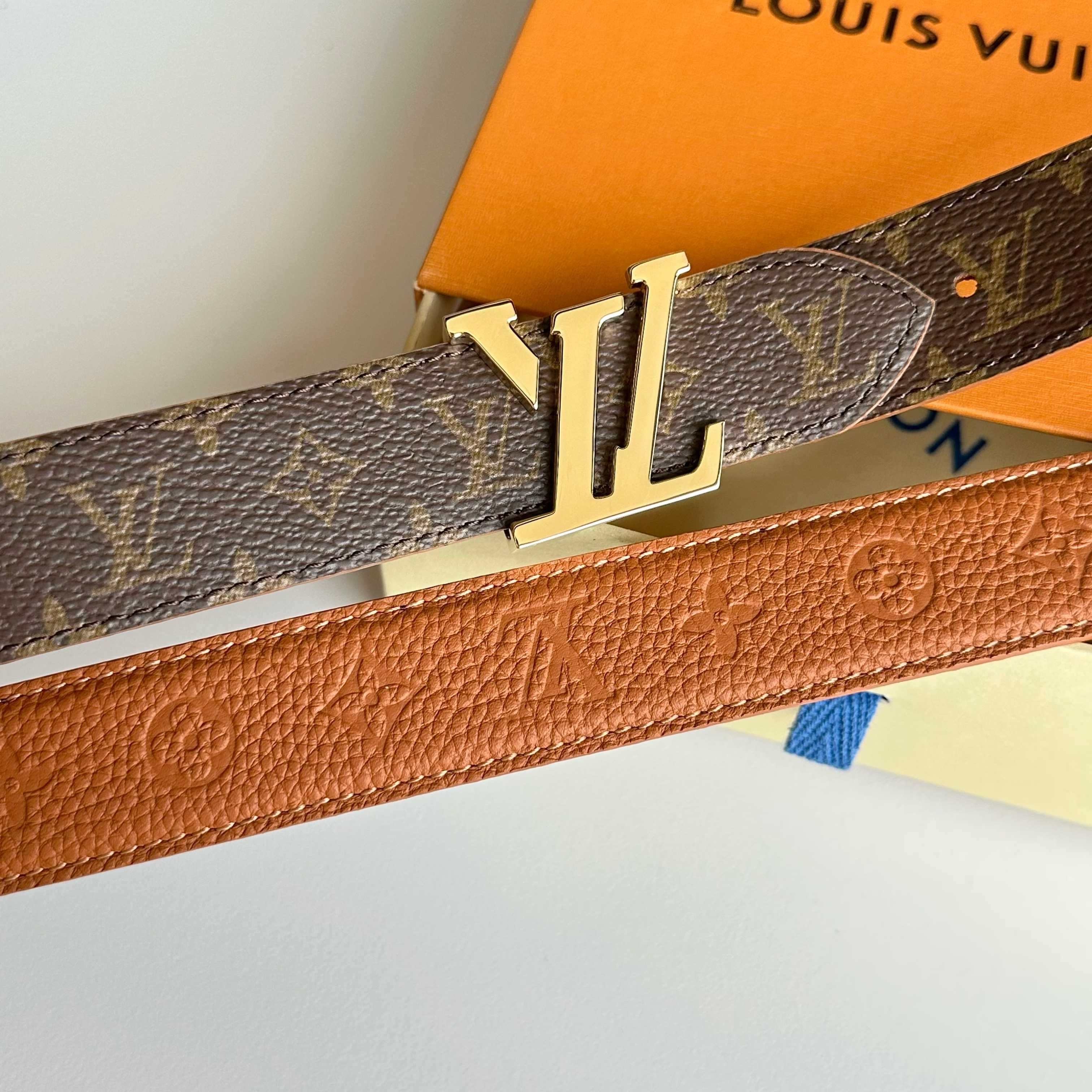 LOUIS VUITTON レディース原単腰帯 PVCと牛皮のコンビデザイン