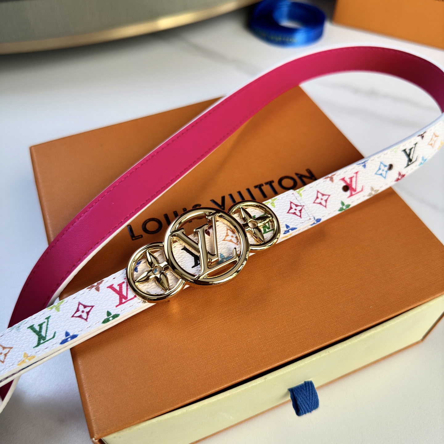 驢家 レディース 腰帯 小花シリーズ カスタム帆布