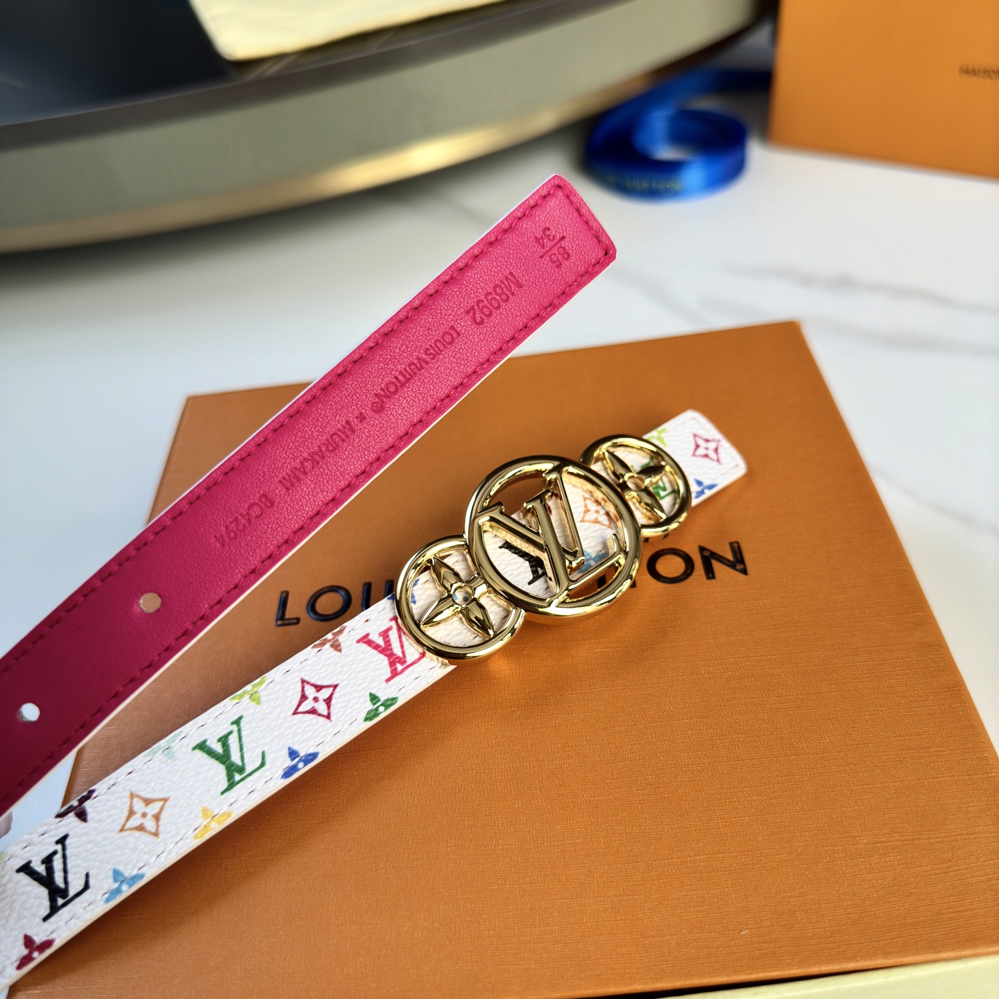 驢家 レディース 腰帯 小花シリーズ カスタム帆布