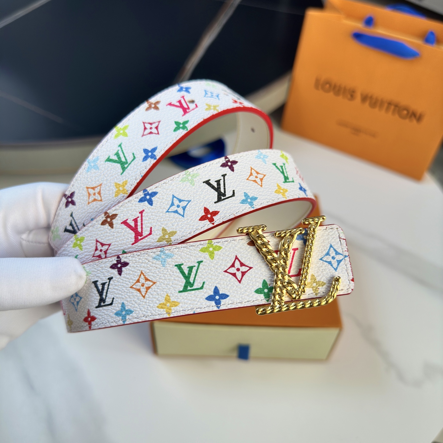 驢家 レディース 腰帯 小花シリーズ オリジナルパッケージ 3cm幅