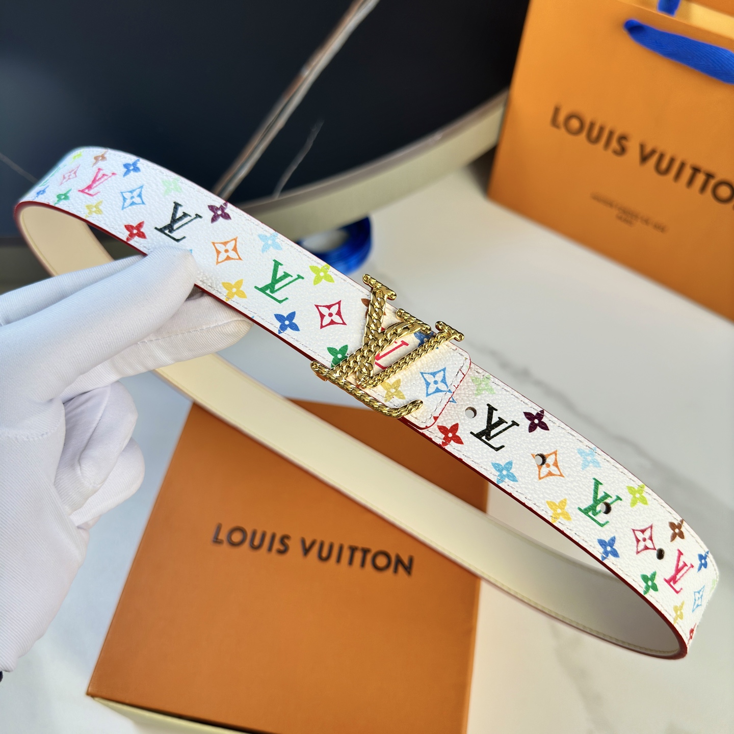 驢家 レディース 腰帯 小花シリーズ オリジナルパッケージ 3cm幅