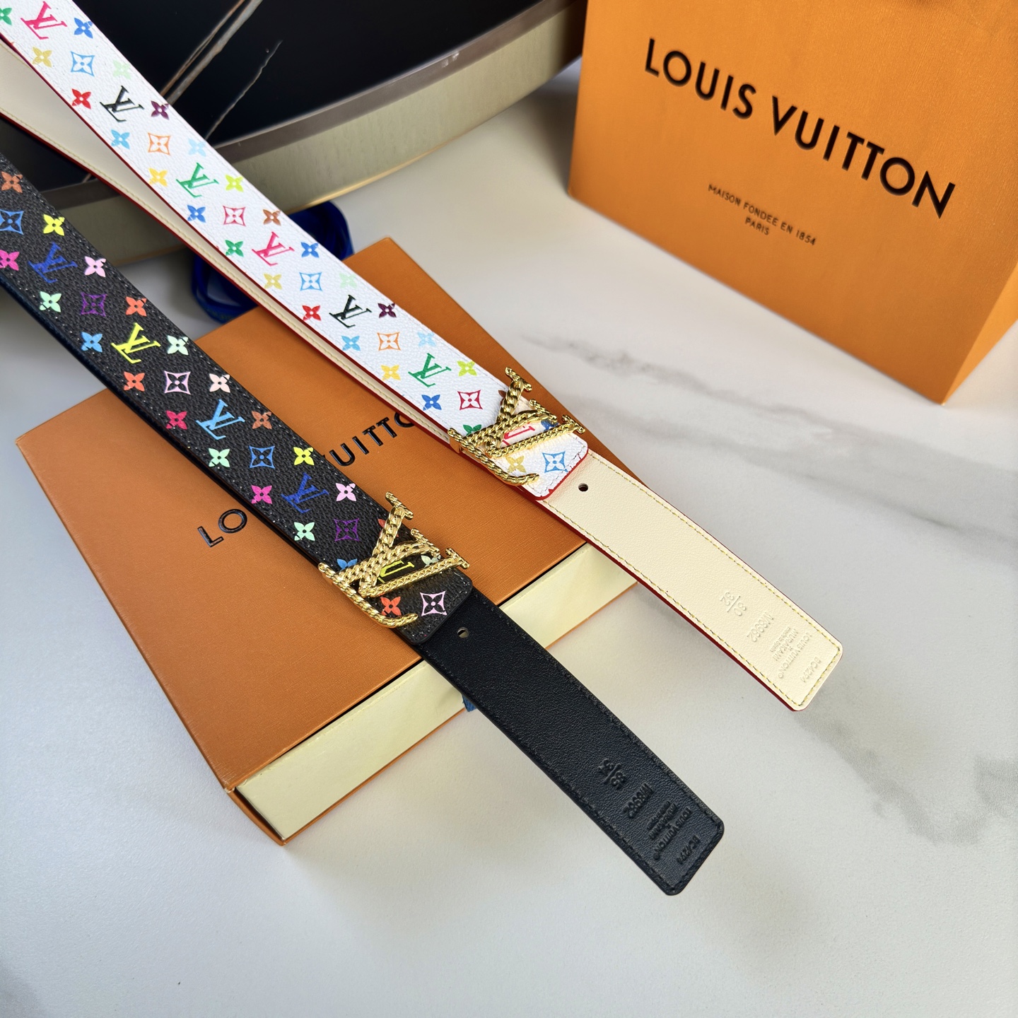 驢家 レディース ウエストベルト 小花シリーズ カスタムキャンバス