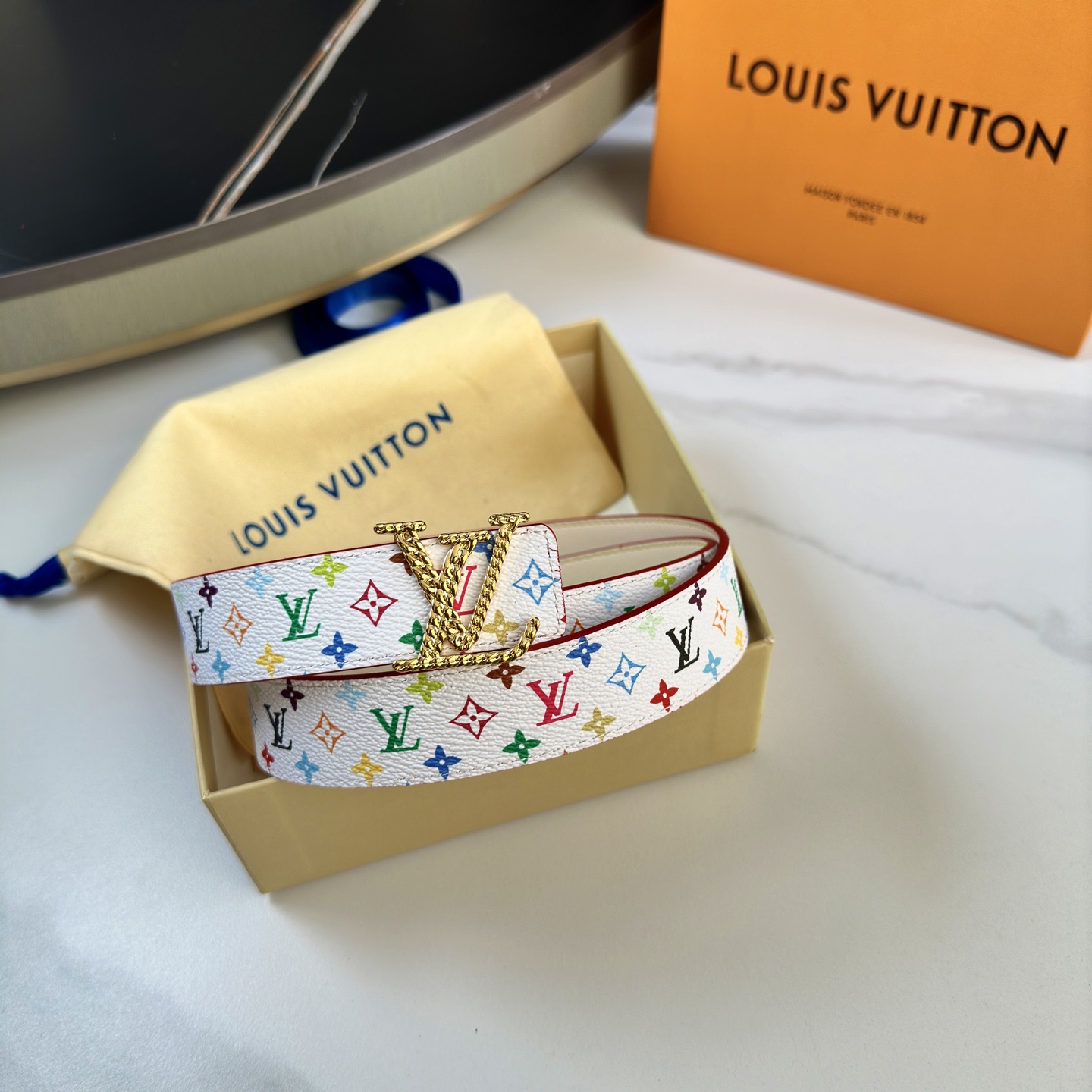 驢家 レディース 腰帯 小花シリーズ オリジナルパッケージ 3cm幅