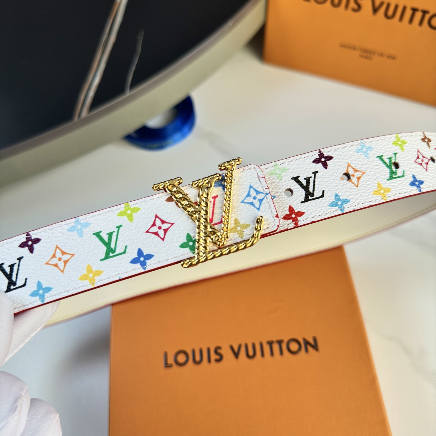 驢家 レディース 腰帯 小花シリーズ オリジナルパッケージ 3cm幅