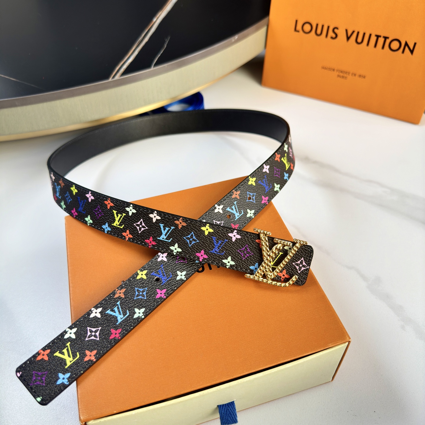 驢家 レディース ウエストベルト 小花シリーズ カスタムキャンバス