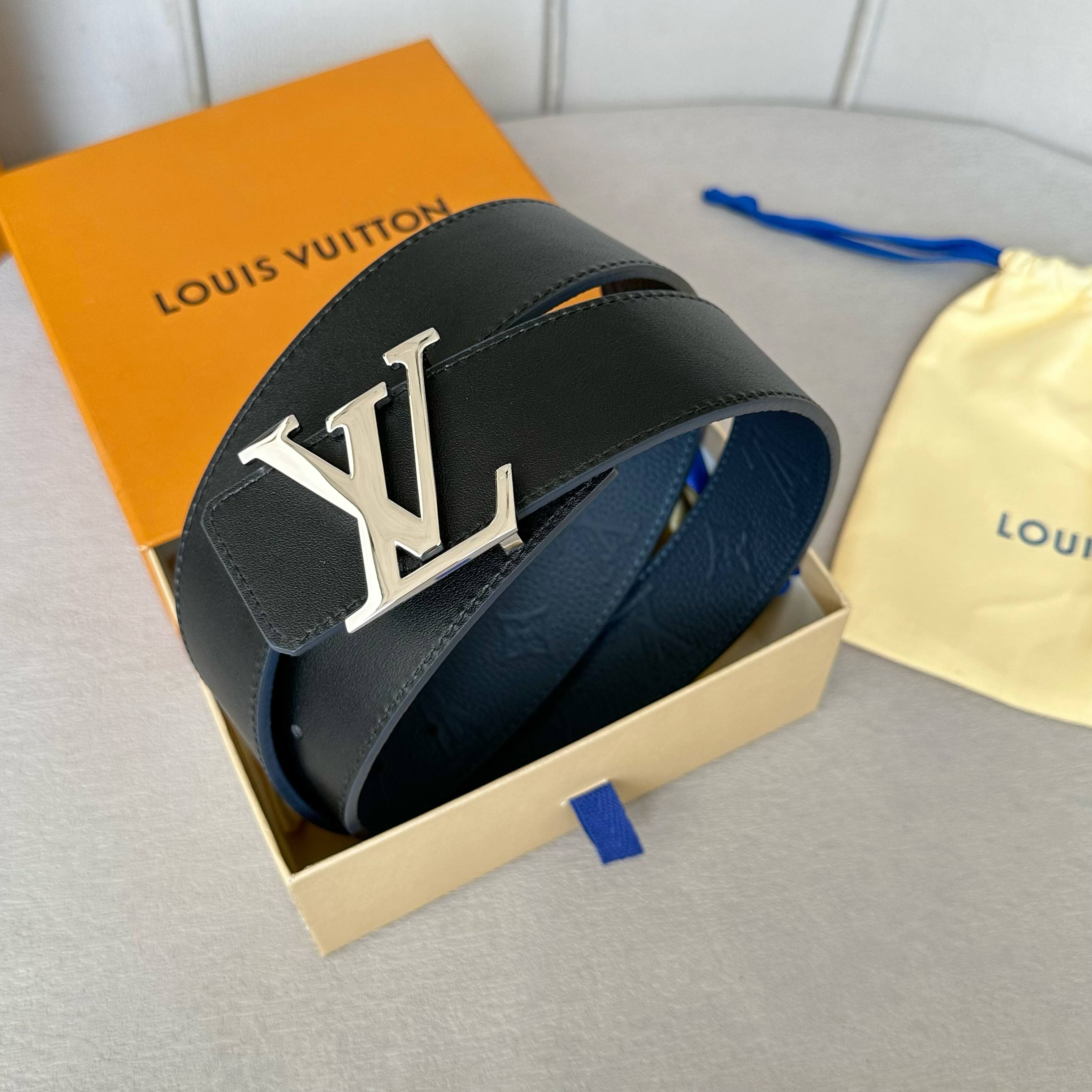 L0UIS VUITT0N 原版包裝➕1.0 幅広40mmのスタイリッシュなベルト