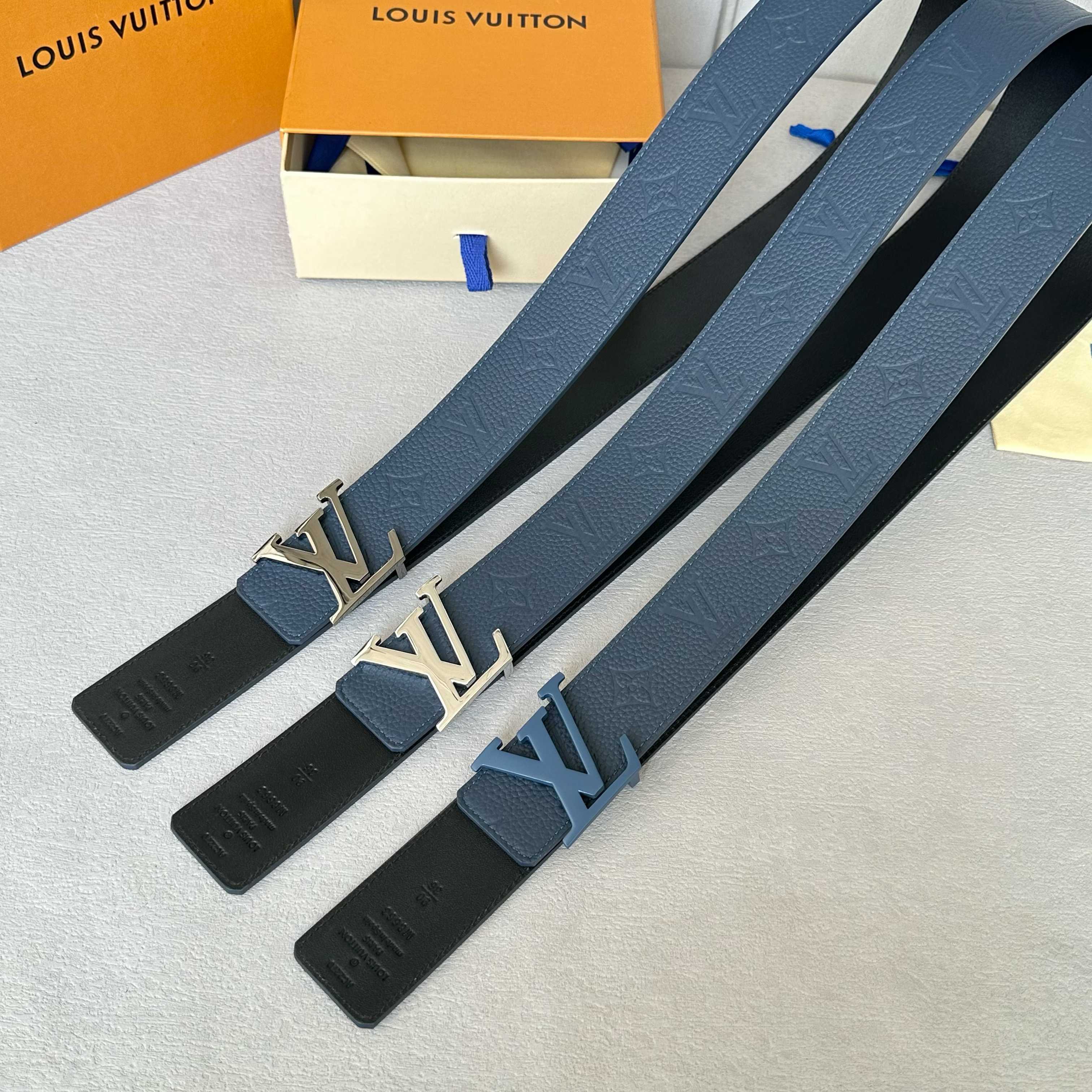 L0UIS VUITT0N 原版包裝➕1.0 幅広40mmの高級レザー