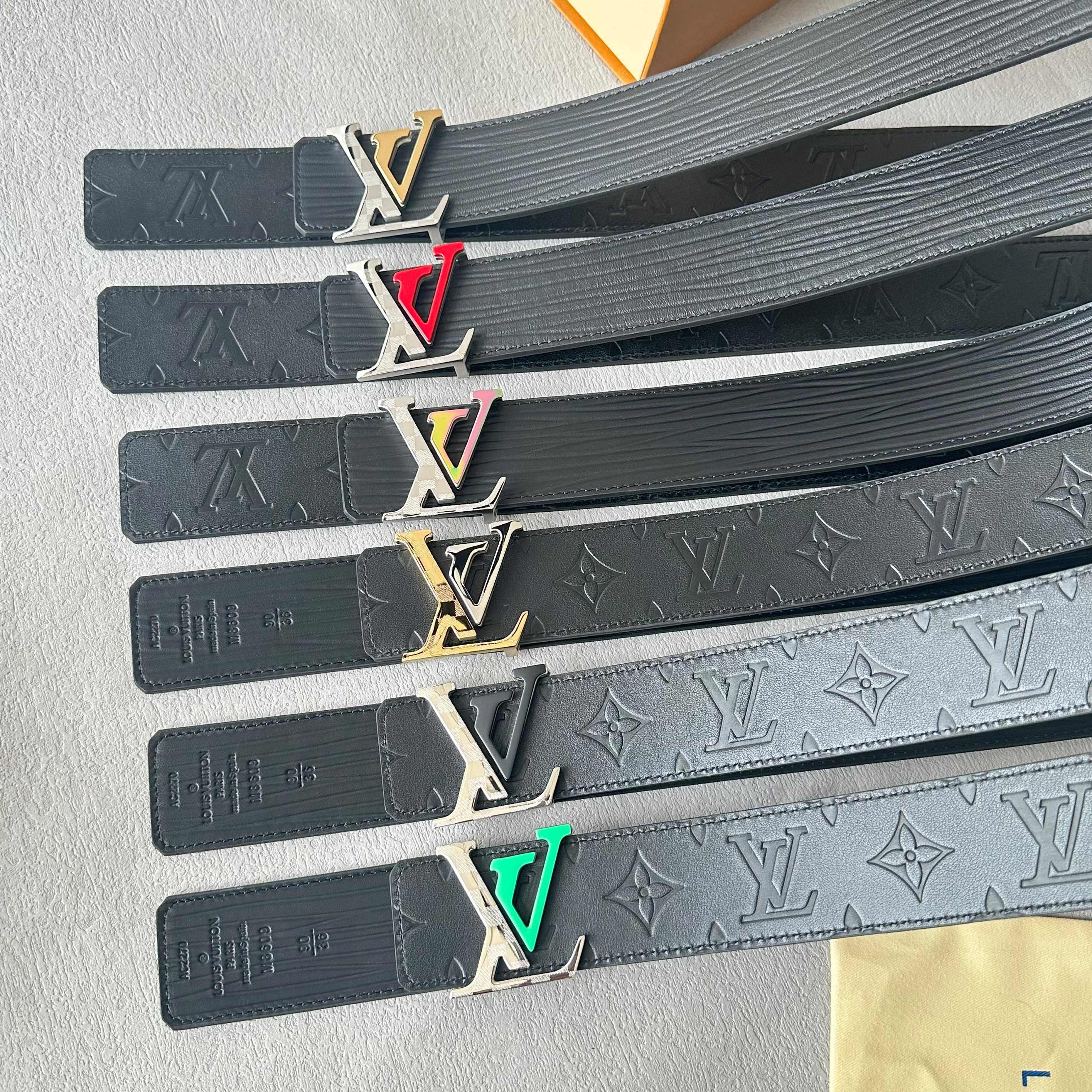 L0UIS VUITT0N 原版包裝➕1.0 ダブルサイドレザーベルト