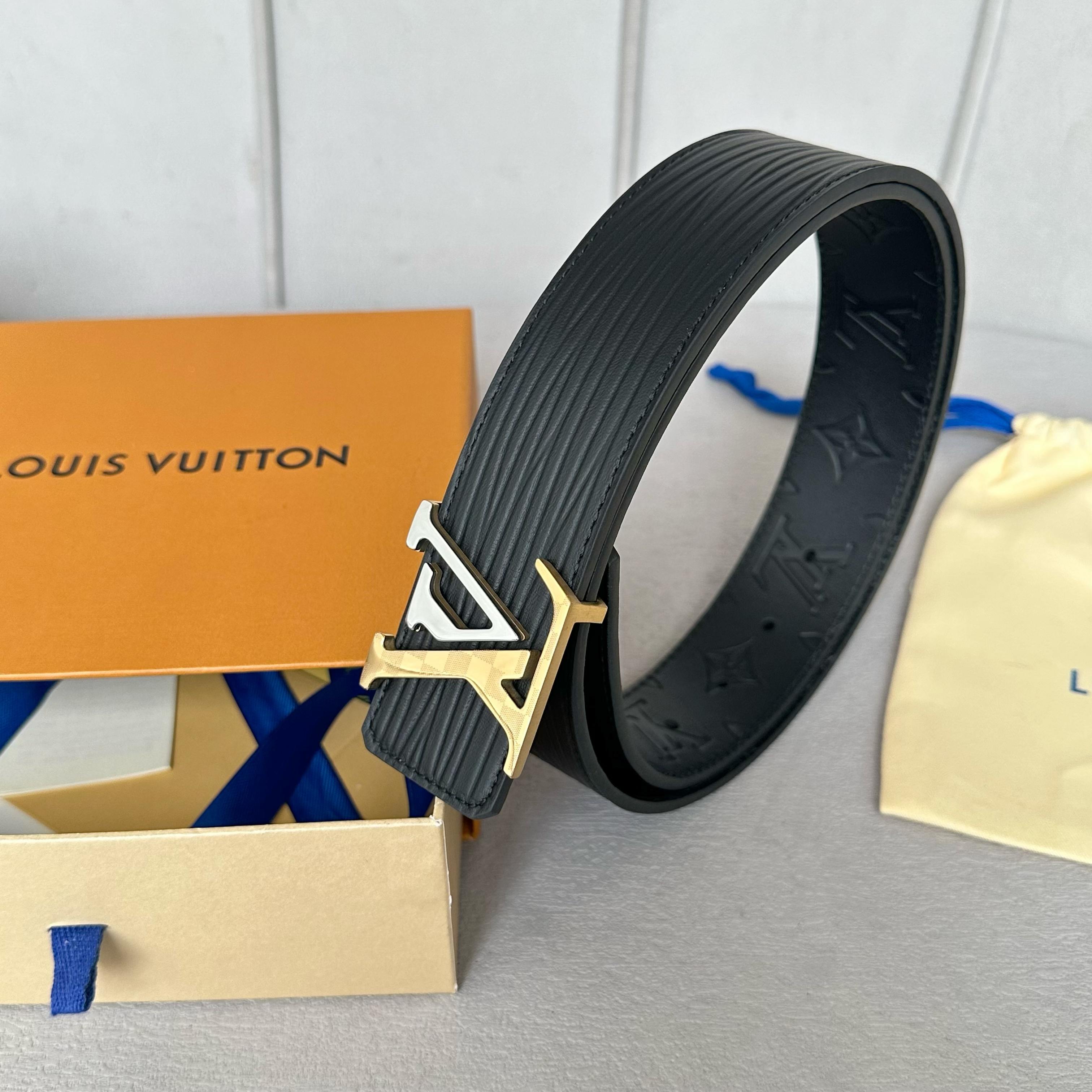 LOUIS VUITTON 原版包裝 40mm ダブルフェイスレザー ベルト