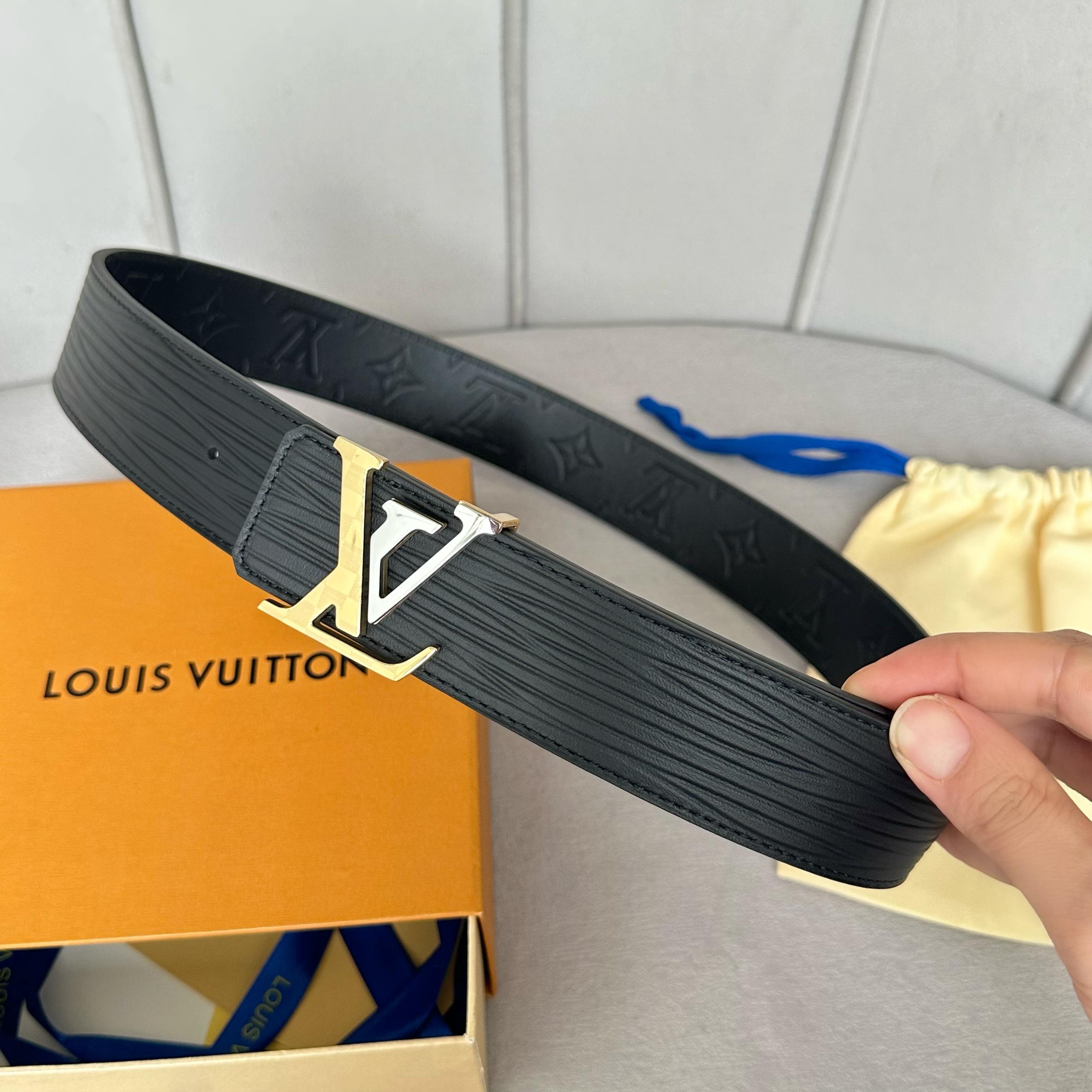 LOUIS VUITTON 原版包裝 40mm ダブルフェイスレザー ベルト