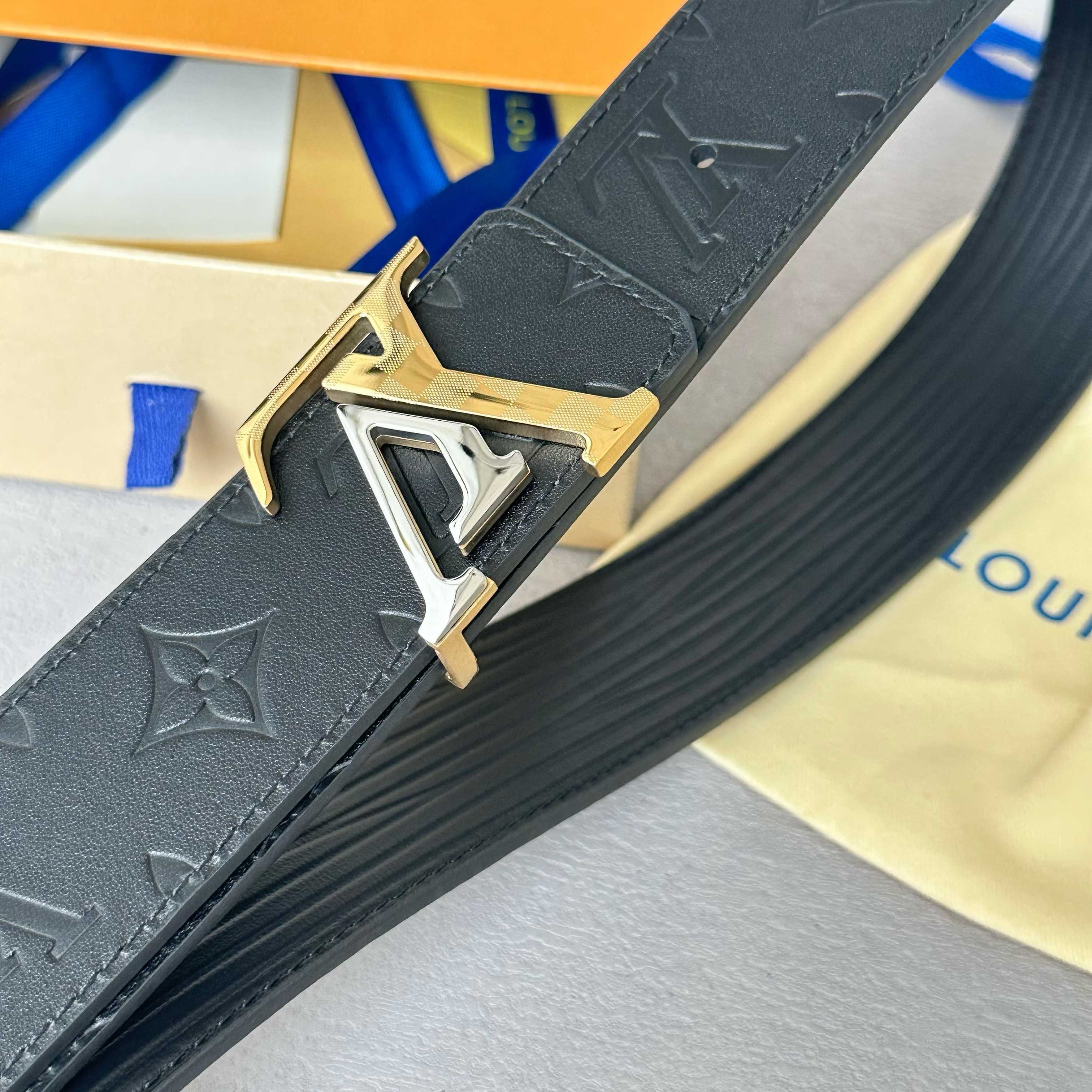 LOUIS VUITTON 原版包裝 40mm ダブルフェイスレザー ベルト