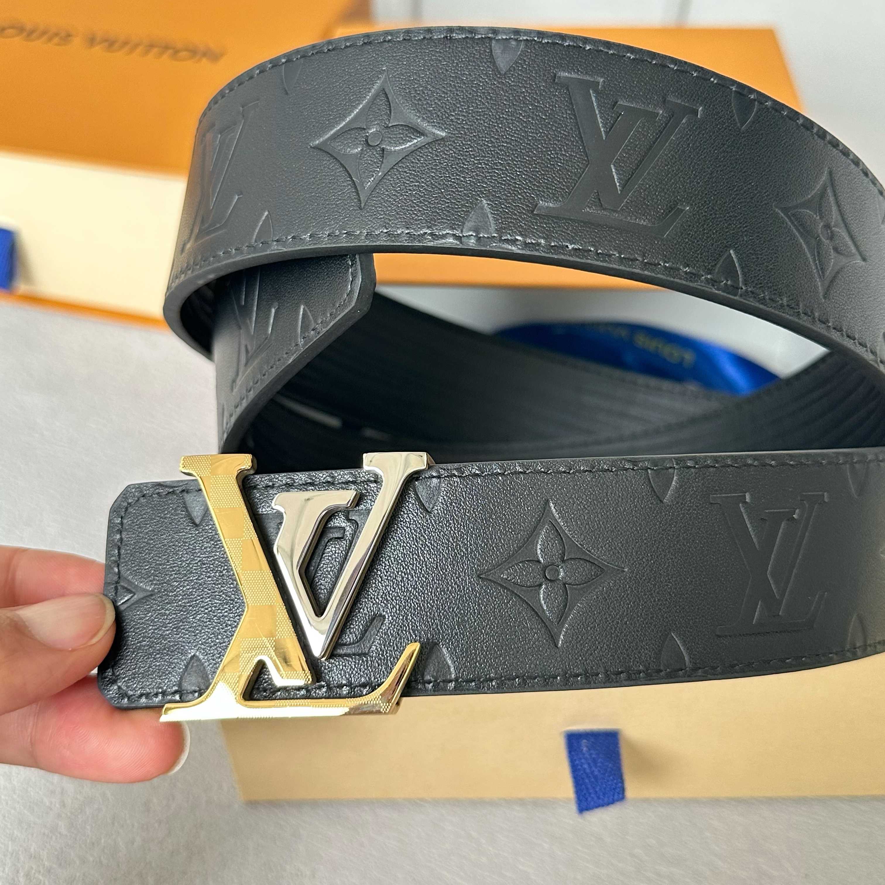 LOUIS VUITTON 原版包裝 40mm ダブルフェイスレザー ベルト