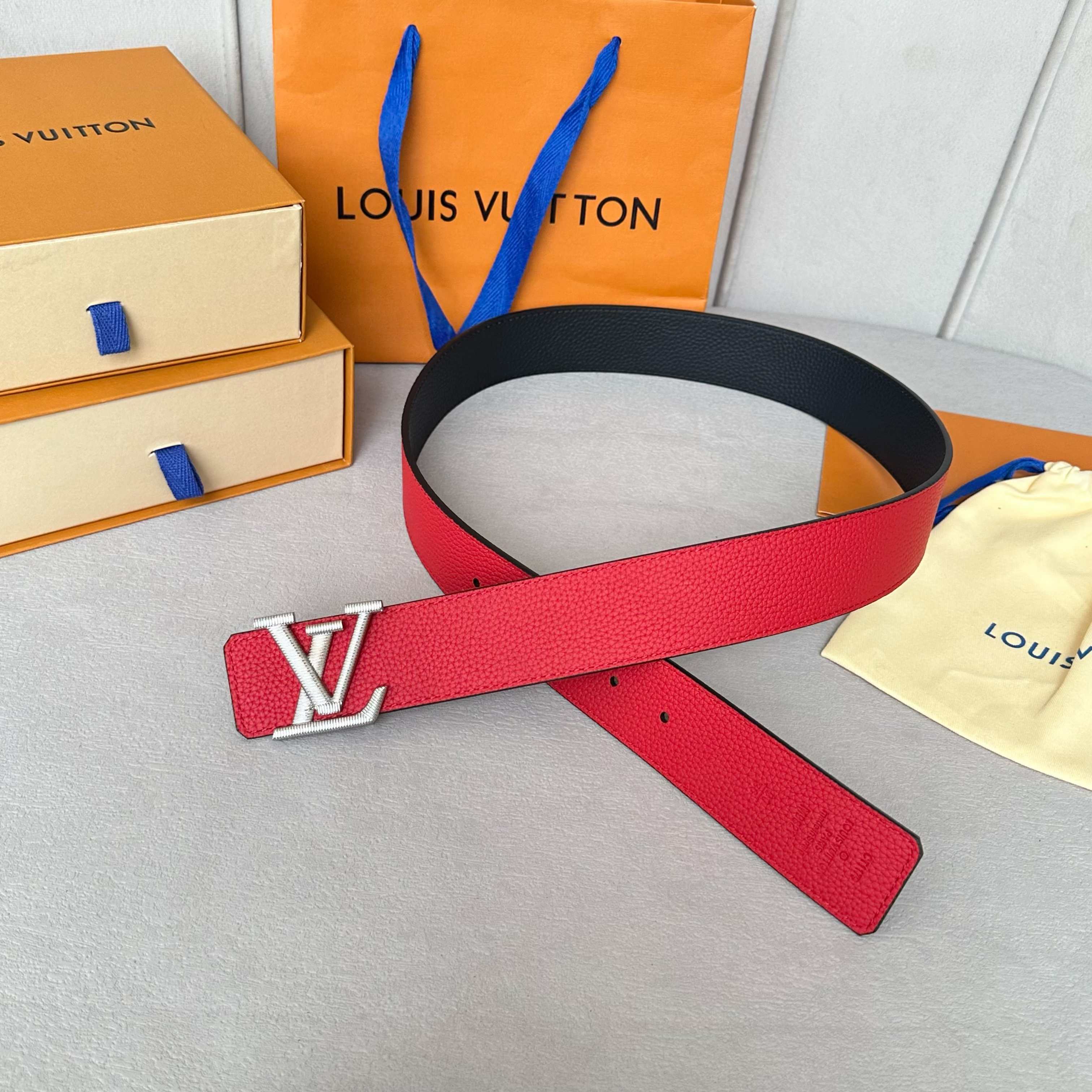 LOUIS VUITTON 原版包裝➕1.0 小荔枝纹togo皮 ダブルフェイスデザイン