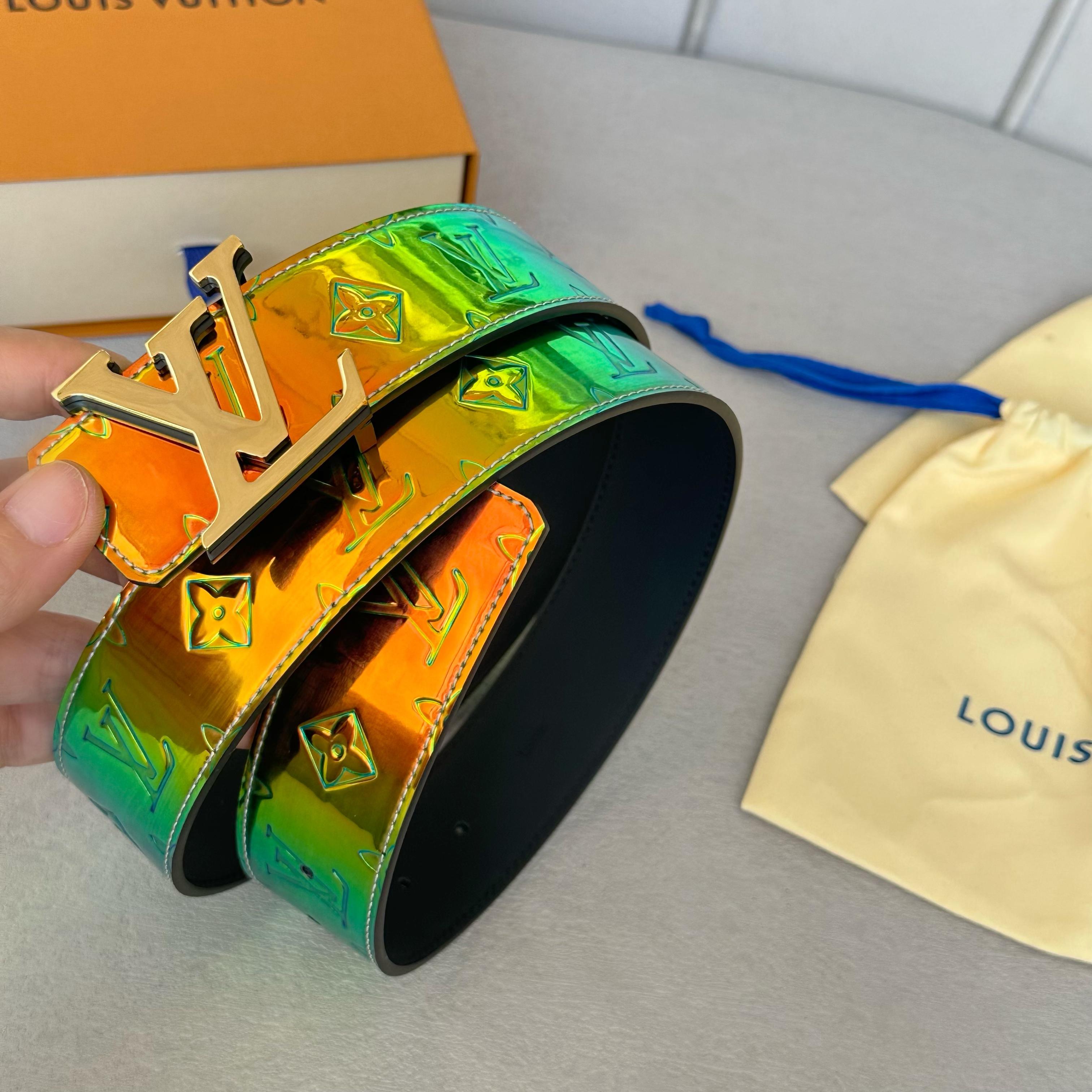 LOUIS VUITTON 原版包裝 40mm幅 双面可用デザイン