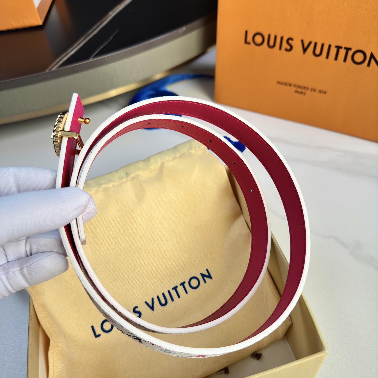 驢家 レディース 腰帯 小花シリーズ クラシックデザイン