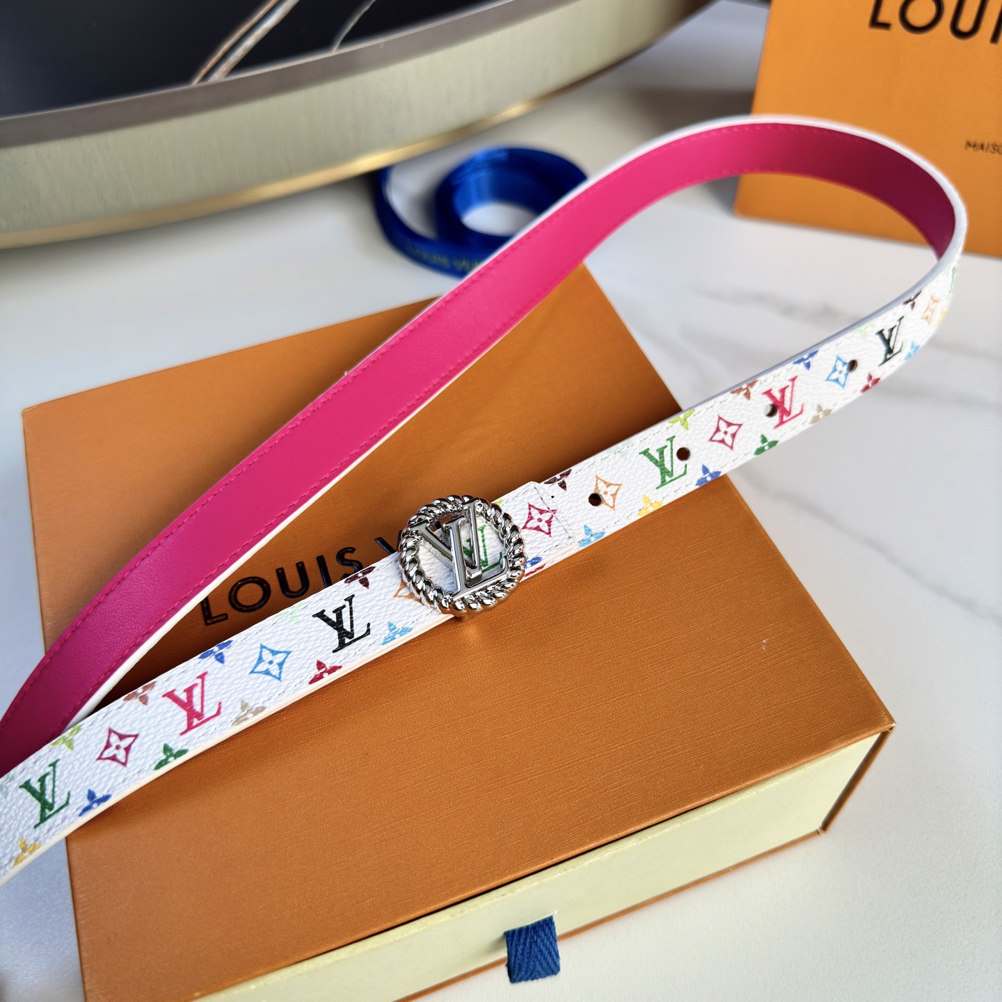 驢家 レディース 腰帯 小花シリーズ カスタム帆布