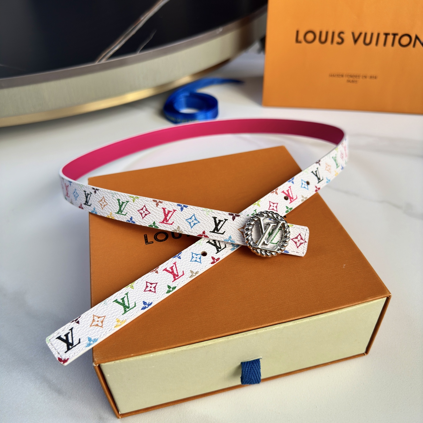 驢家 レディース 腰帯 小花シリーズ カスタム帆布