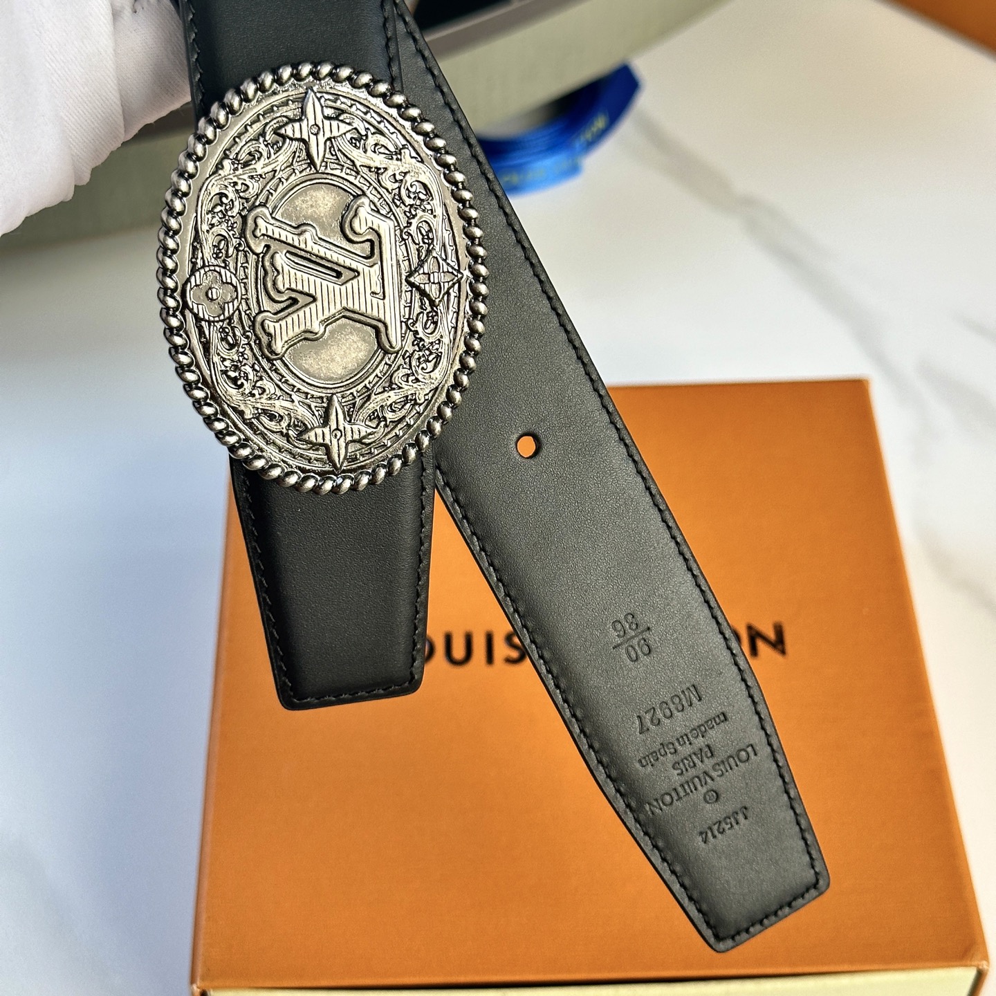 L0UIS VUITT0N 原版包裝男士腰帶 35mmダブルフェイスデザイン
