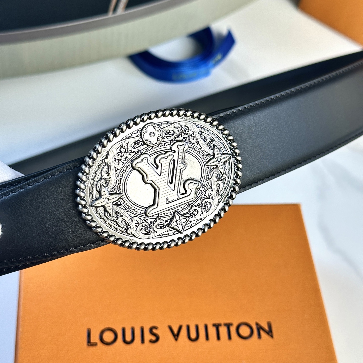 L0UIS VUITT0N 原版包裝男士腰帶 35mmダブルフェイスデザイン