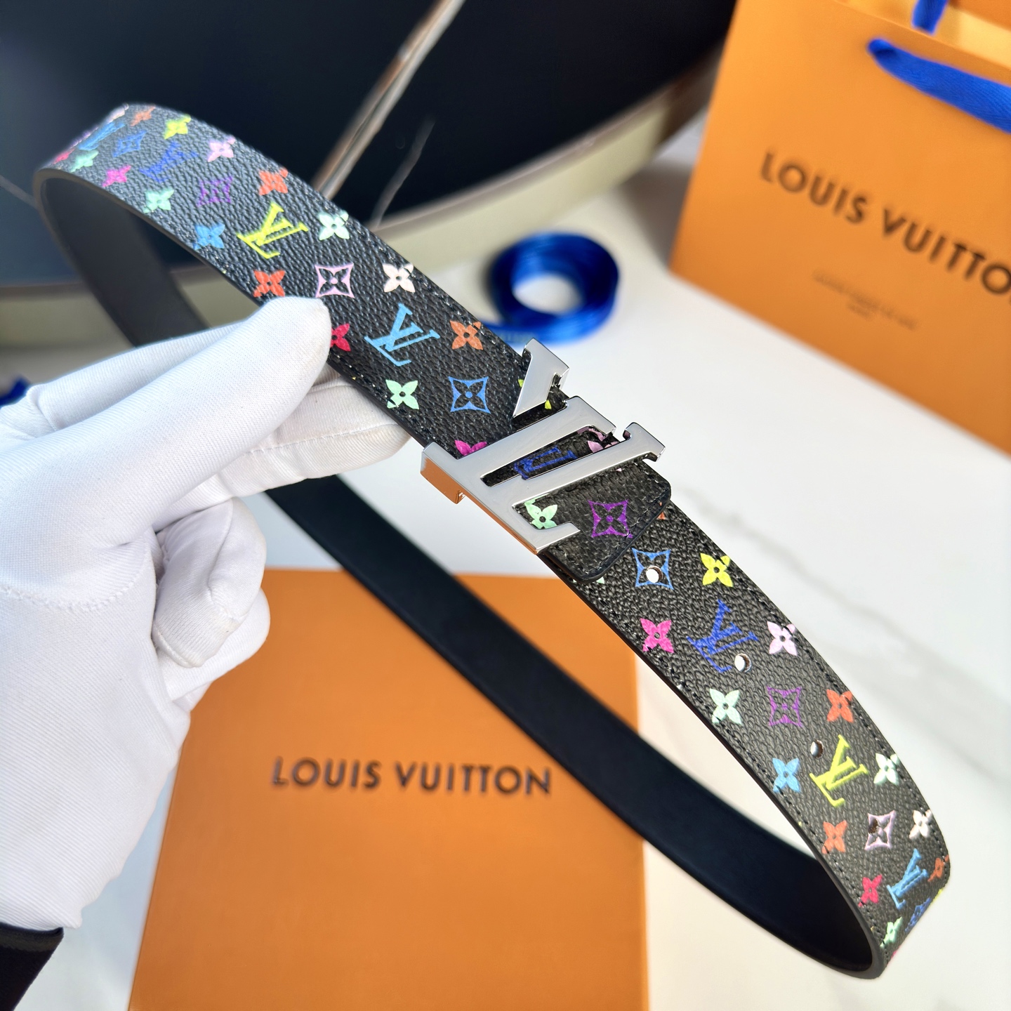 驢家 レディース ウエストベルト 小花シリーズ クラシックデザイン