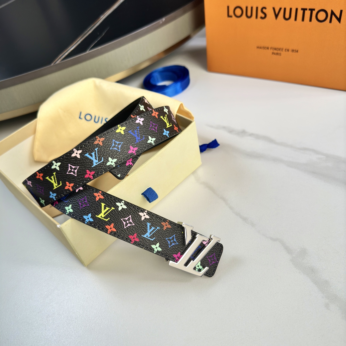 驢家 レディース ウエストベルト 小花シリーズ クラシックデザイン