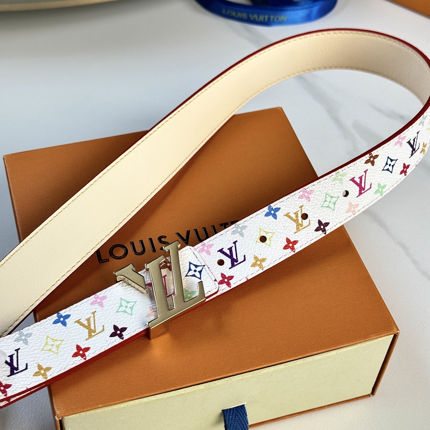 驢家 レディースウエストベルト 小花シリーズ 特注キャンバス