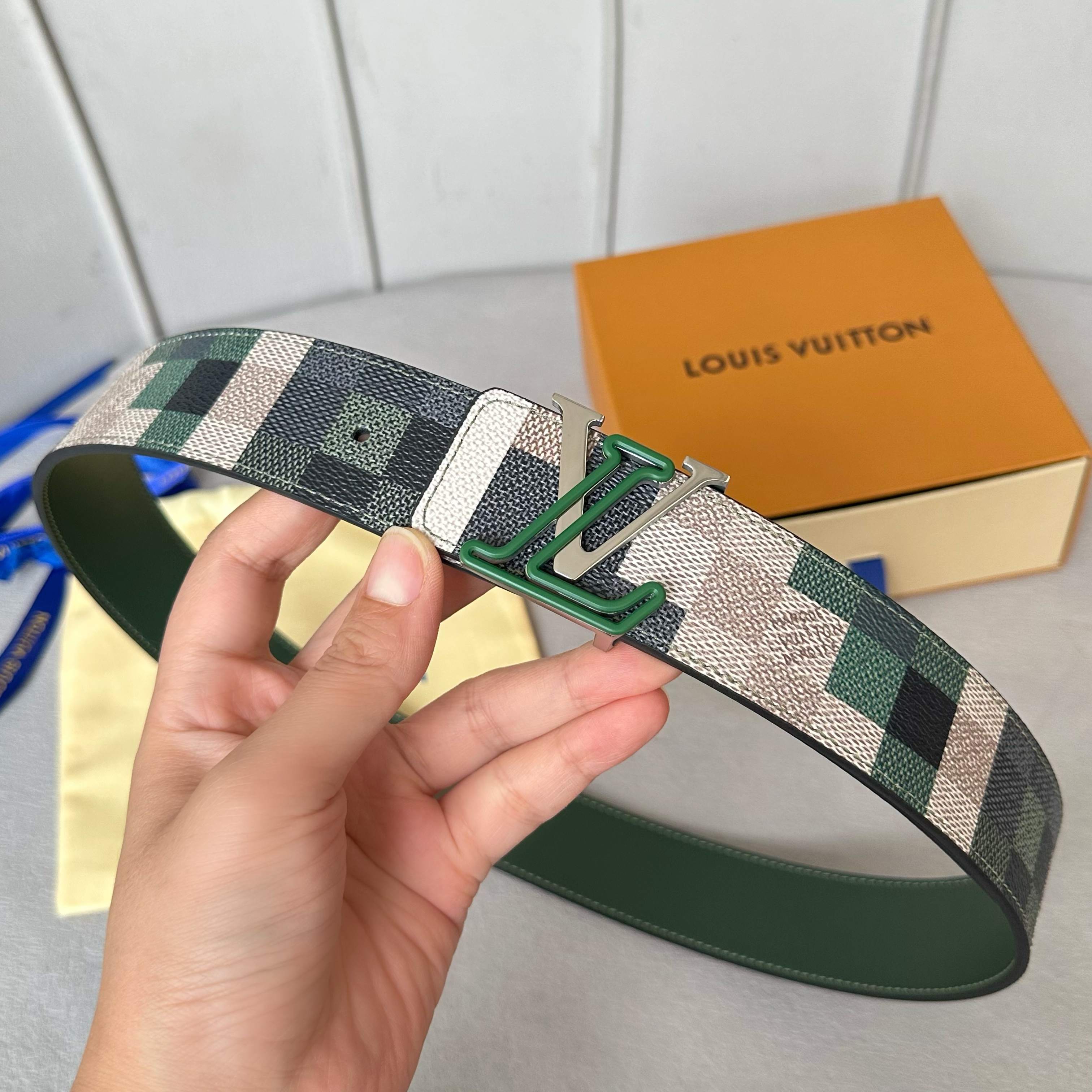 驢牌原單新品 ダブルフェイスレザーベルト 40mm幅