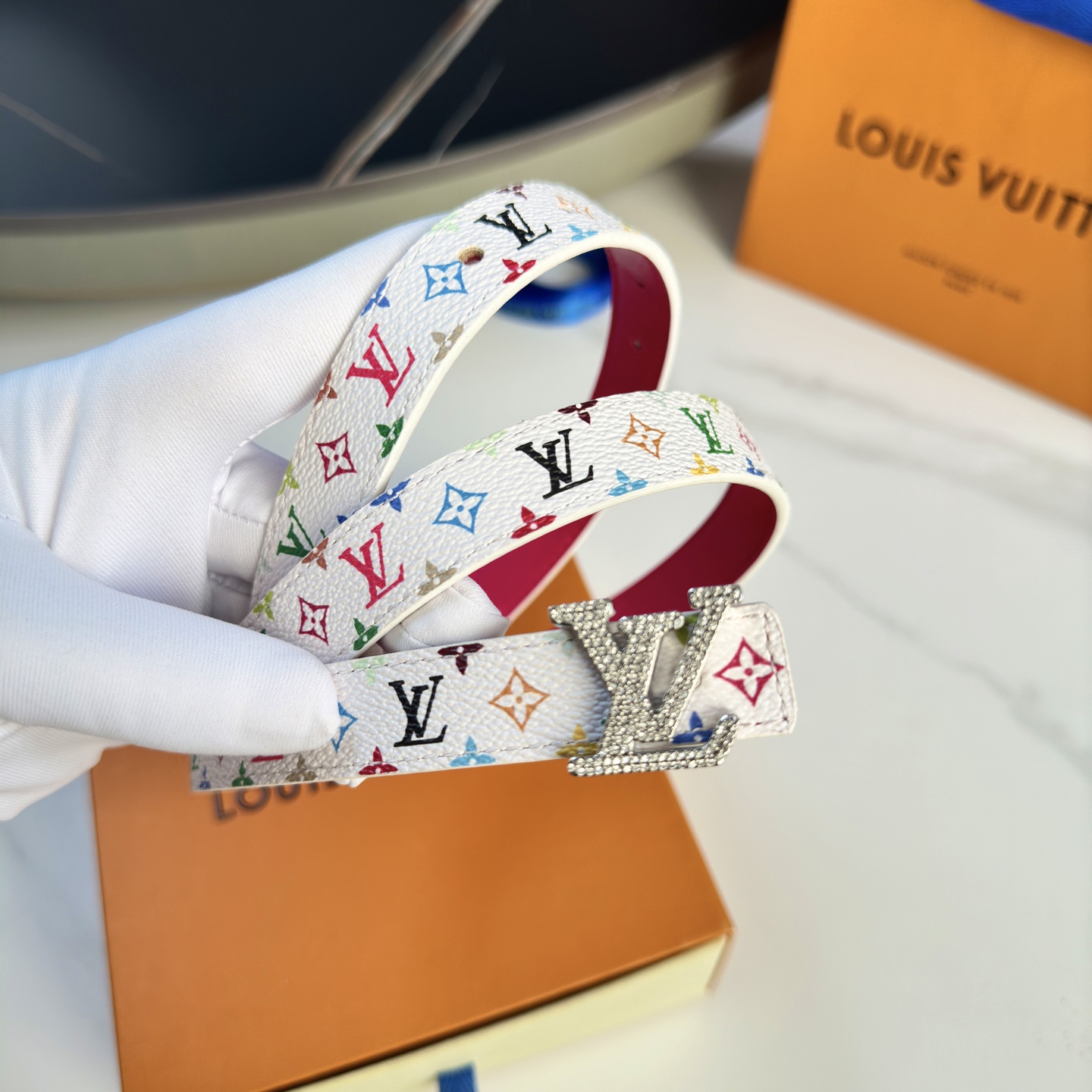 驢家 レディース 腰帯 小花シリーズ 2cm幅