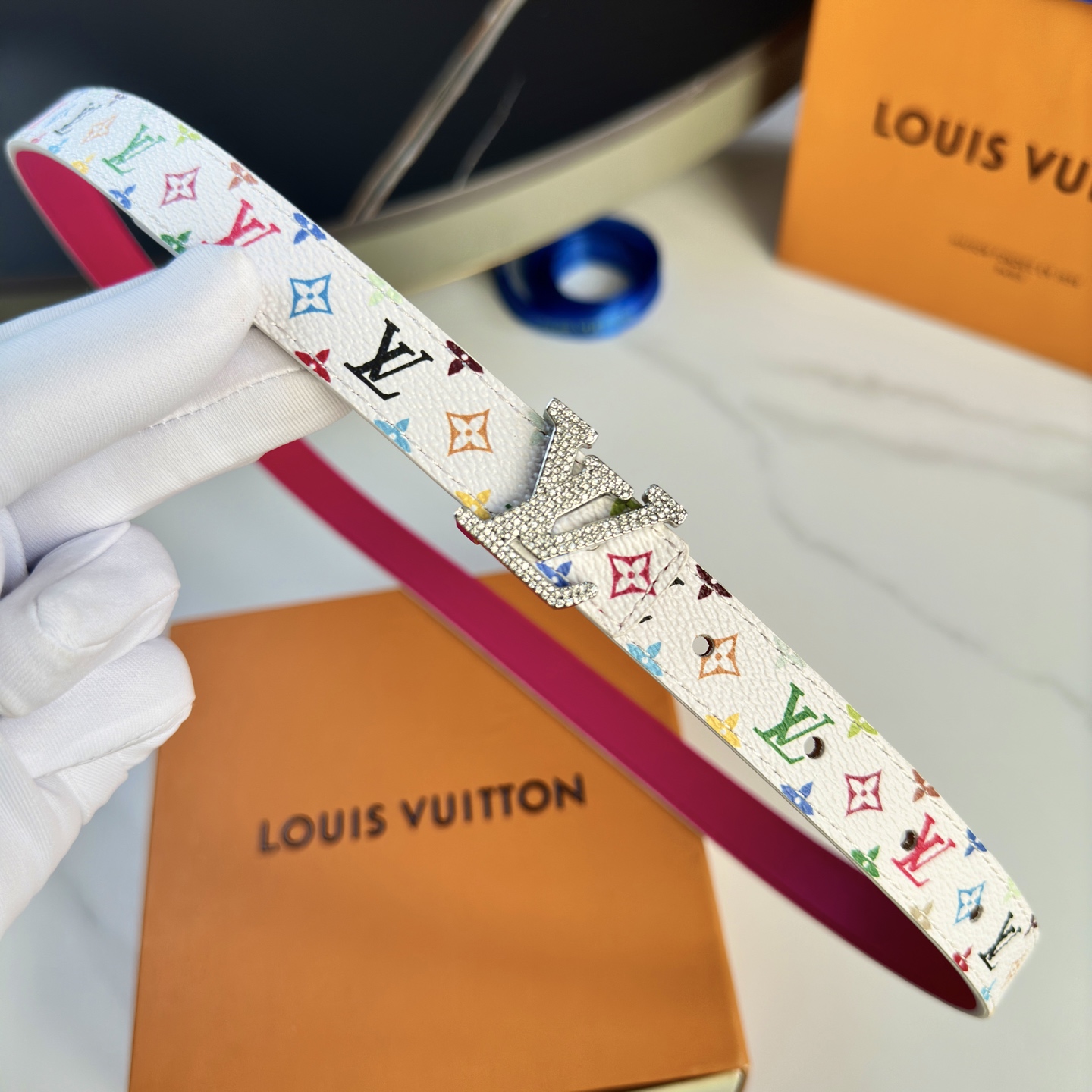 驢家 レディース 腰帯 小花シリーズ 2cm幅