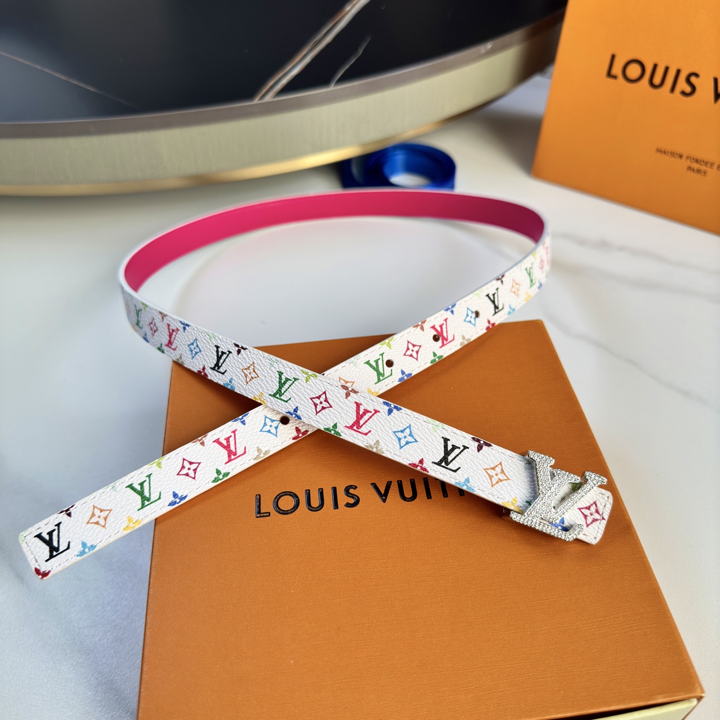 驢家 レディース 腰帯 小花シリーズ 2cm幅