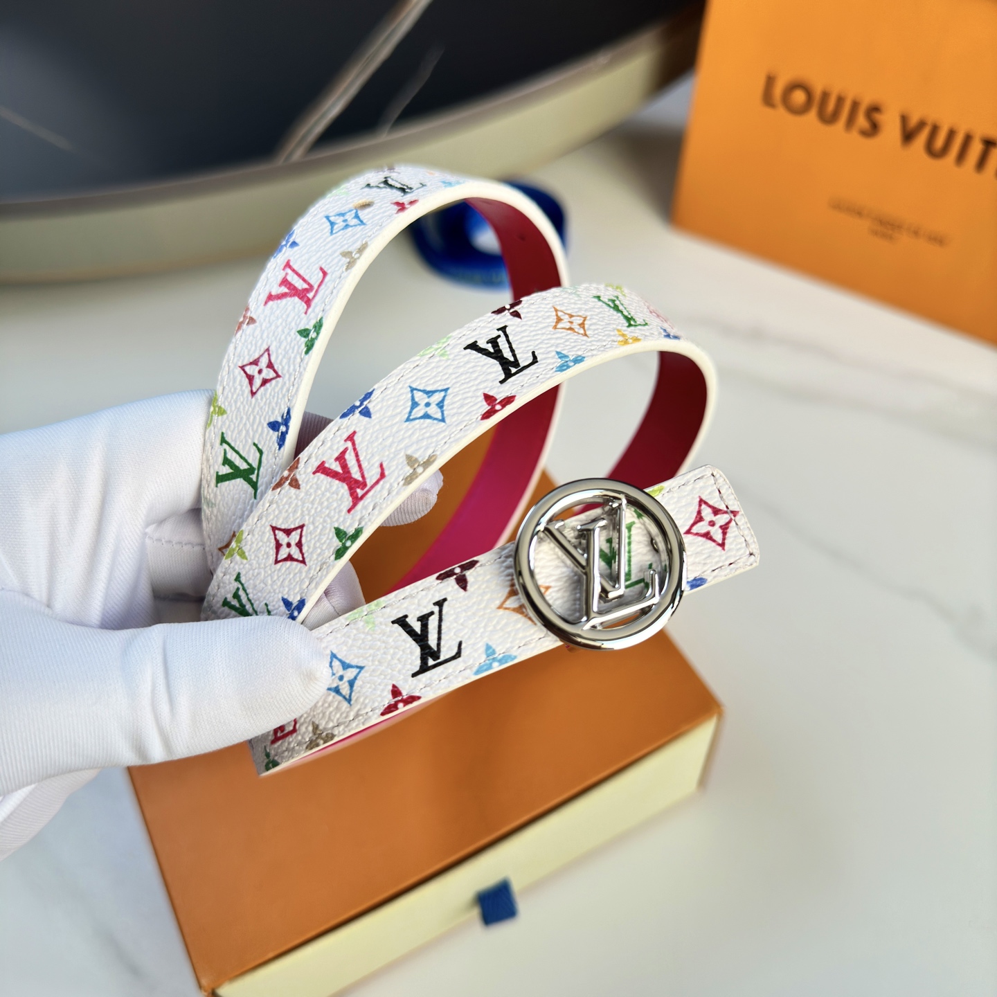 驢家 レディース 腰帯 小花シリーズ 2cm幅