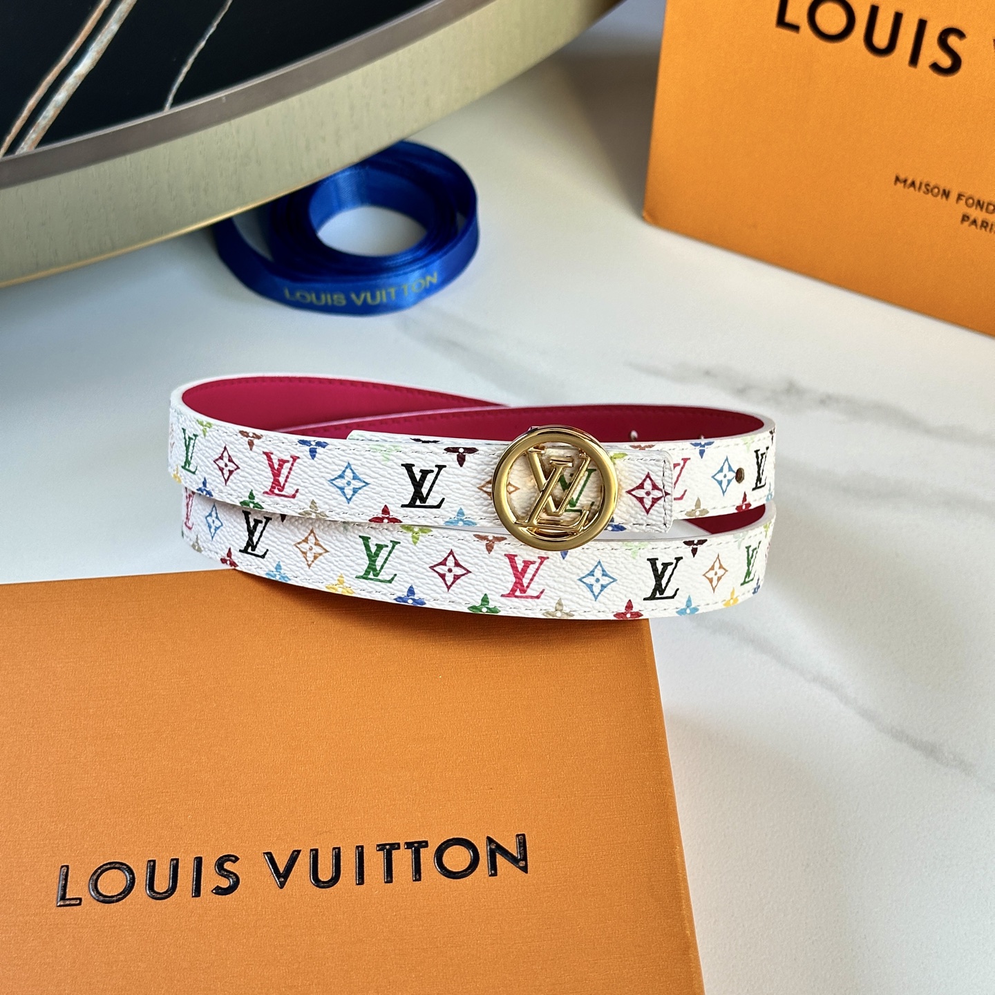 驢家 レディース 腰帯 小花シリーズ 帆布素材