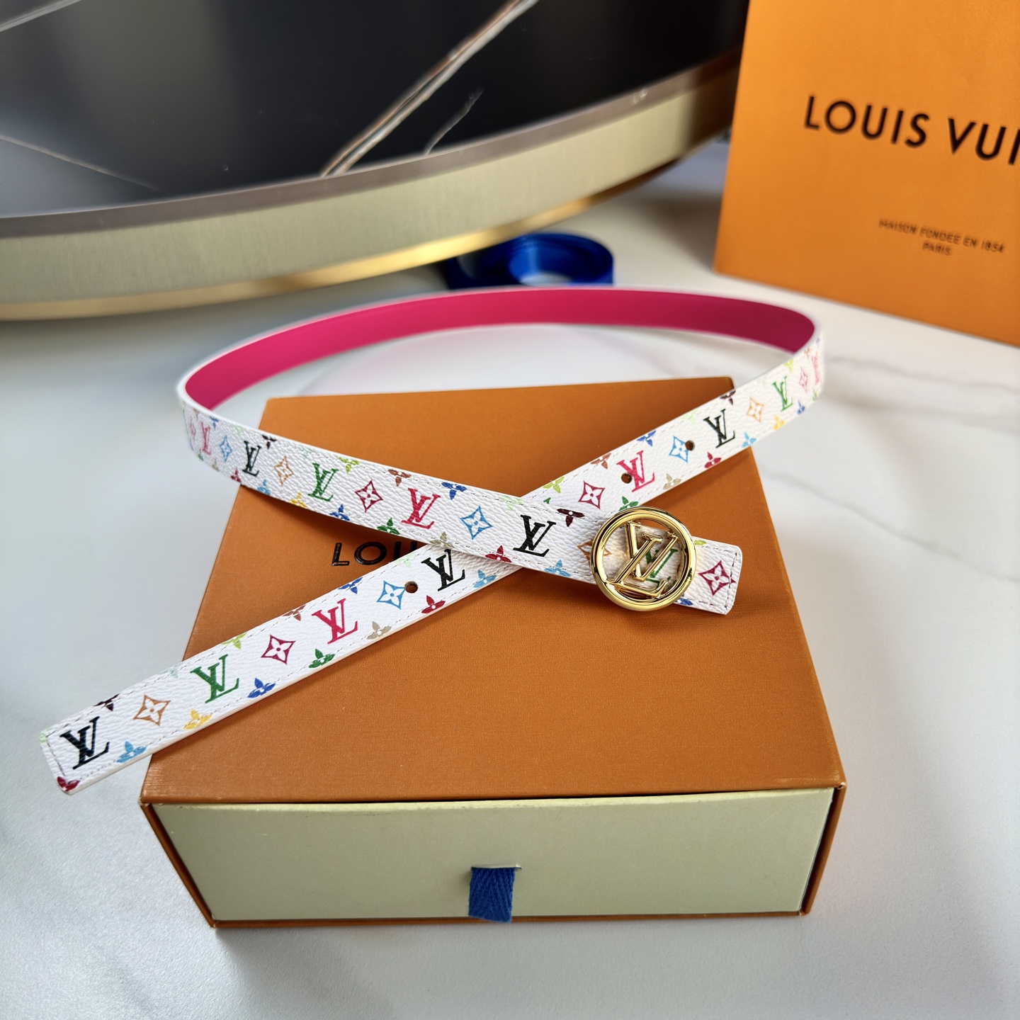 驢家 レディース 腰帯 小花シリーズ 帆布素材