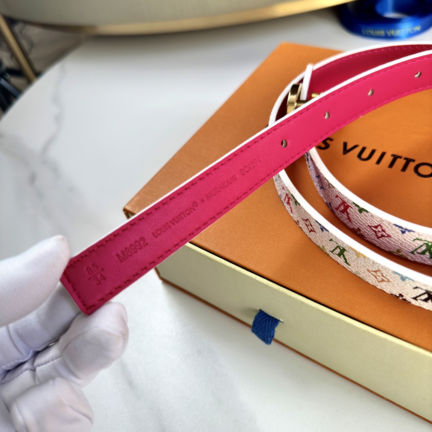 驢家 レディース 腰帯 小花シリーズ 帆布素材