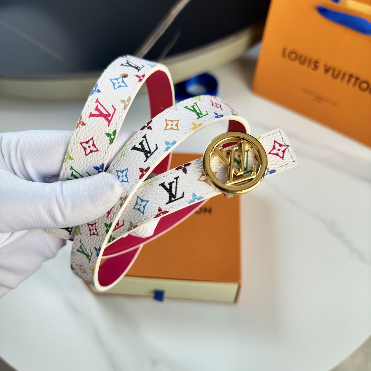 驢家 レディース 腰帯 小花シリーズ 帆布素材