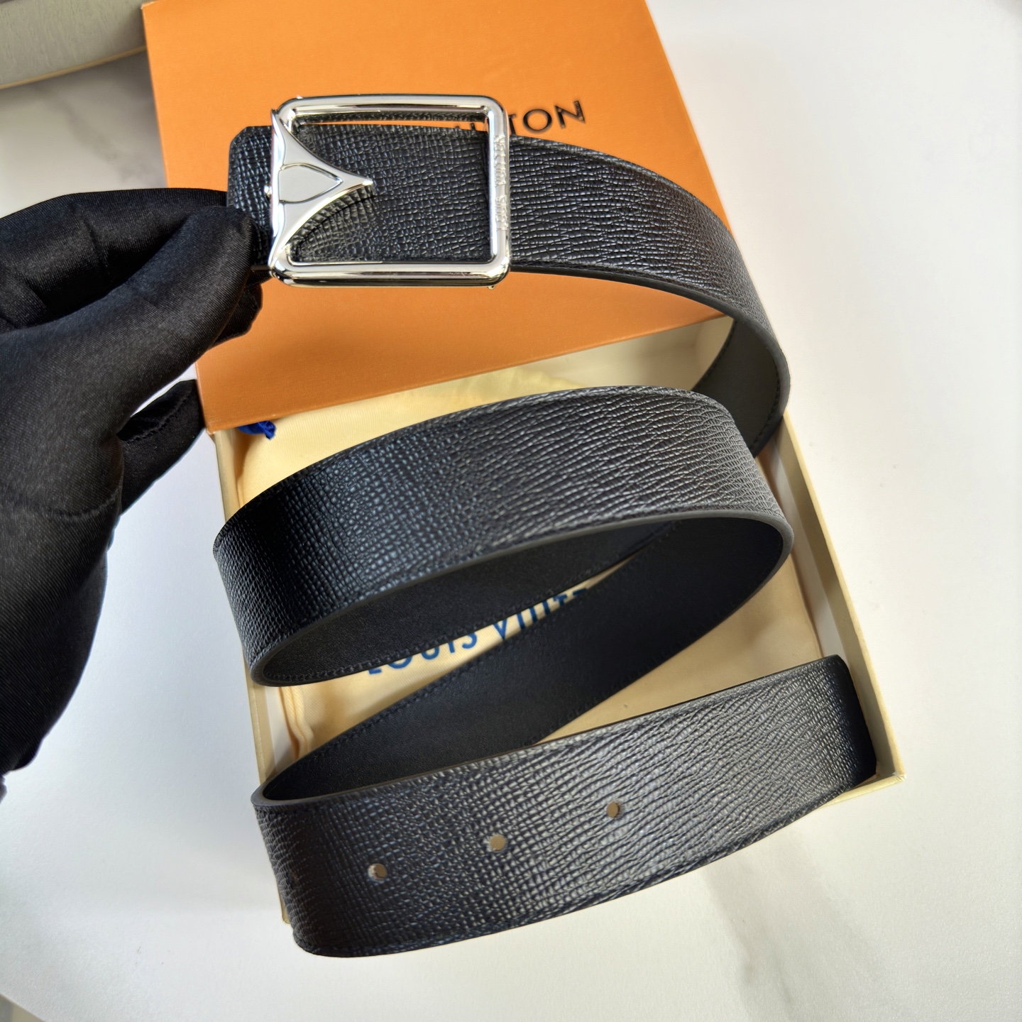 Loius Vuitton 原版包裝 腰帶 35mm ダブルフェイスデザイン