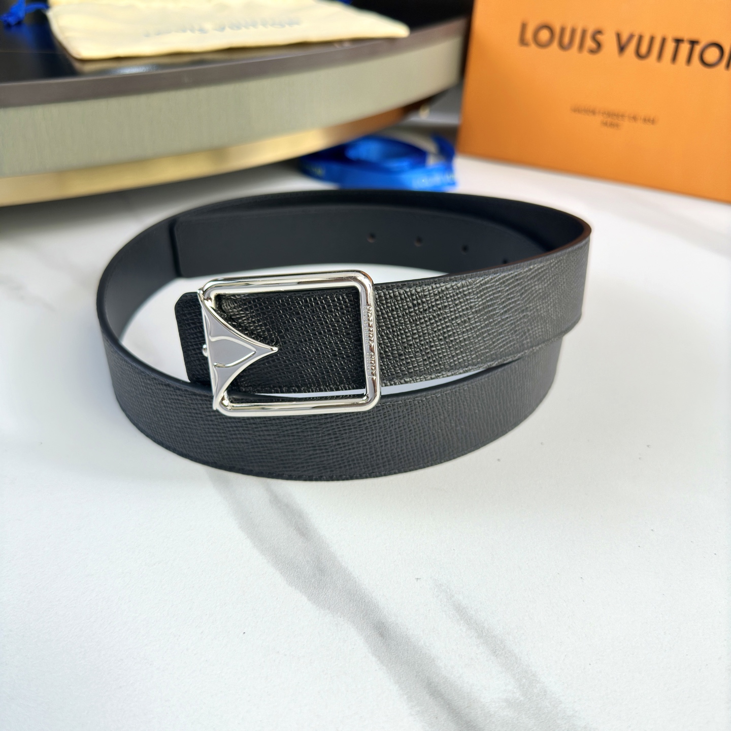 Loius Vuitton 原版包裝 腰帶 35mm ダブルフェイスデザイン