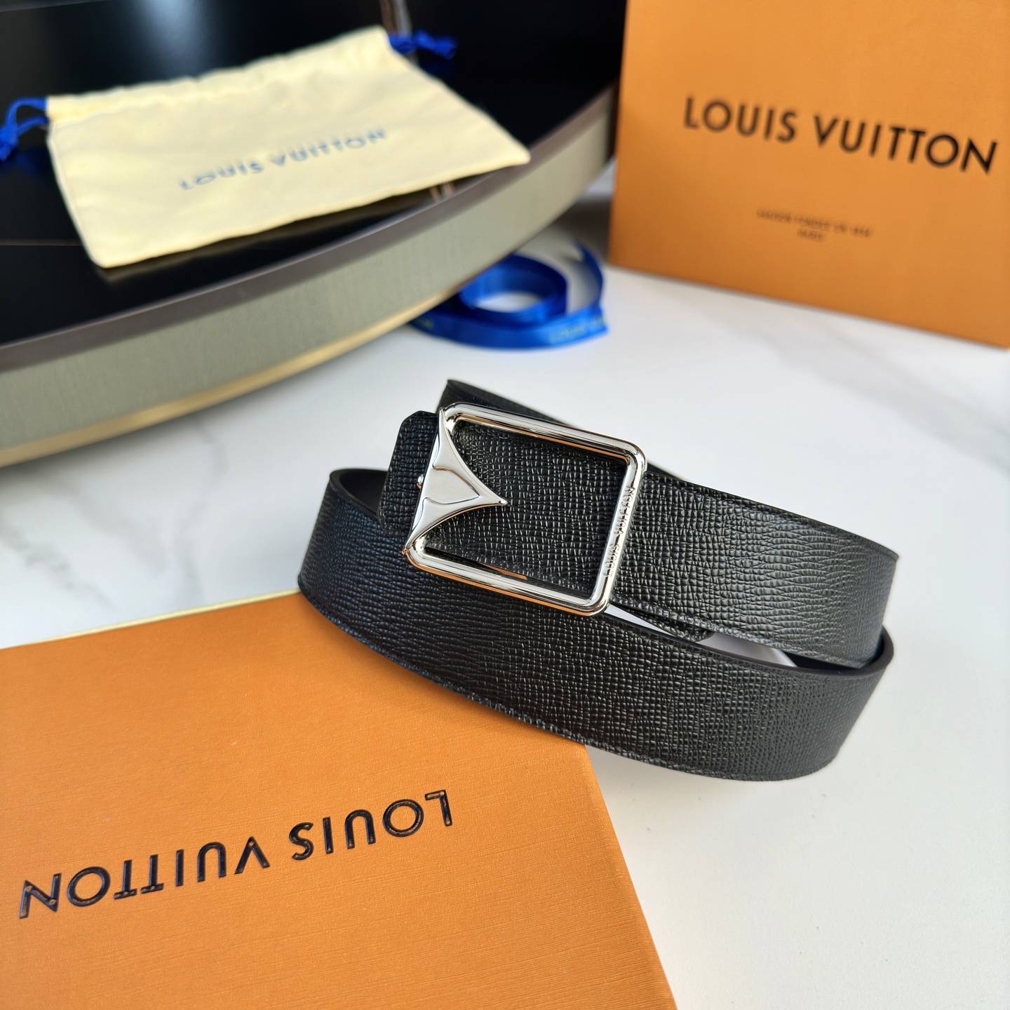 Loius Vuitton 原版包裝 腰帶 35mm ダブルフェイスデザイン