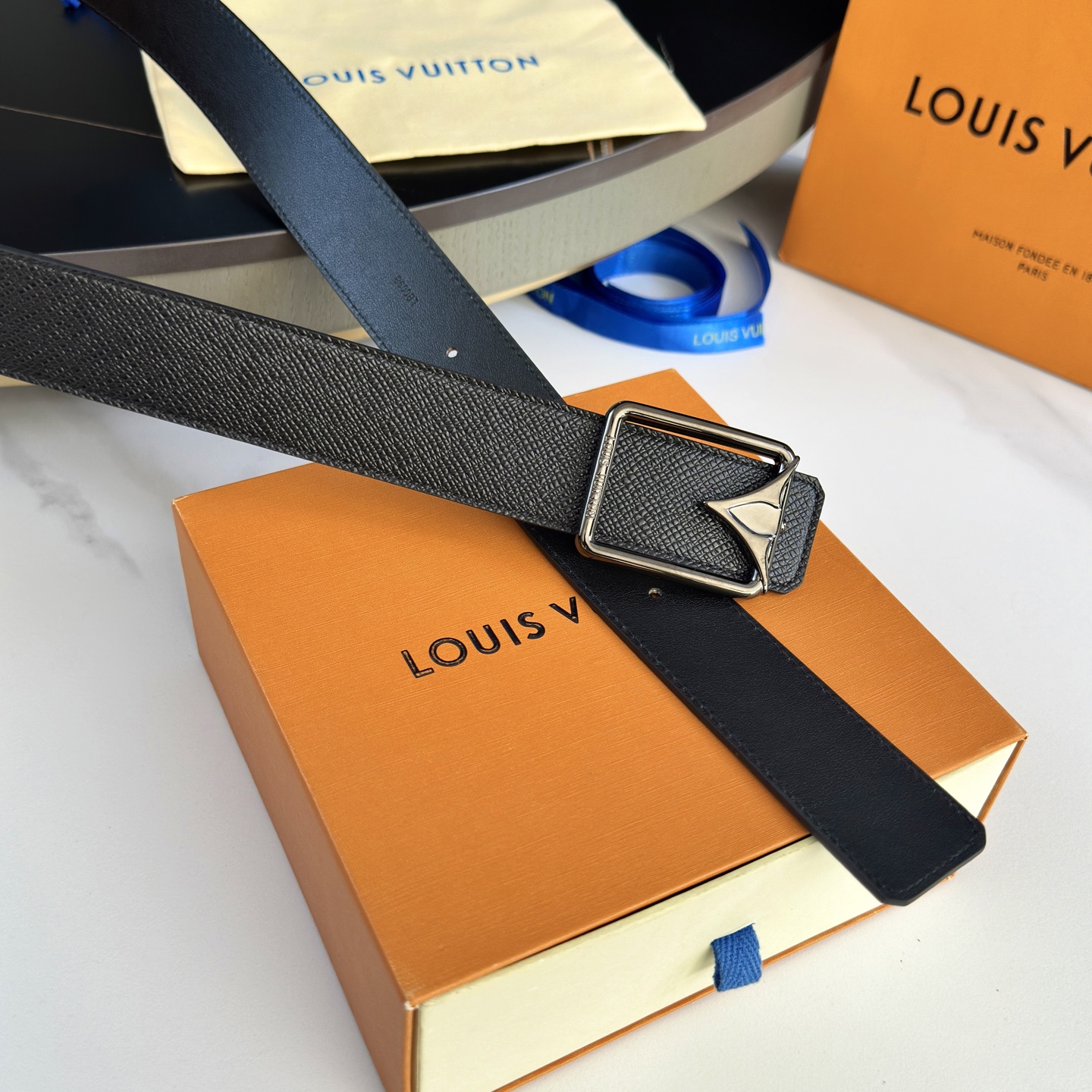 L0UIS VUITT0N 驢家原單腰帶 - ダブルサイドデザインの35mm幅