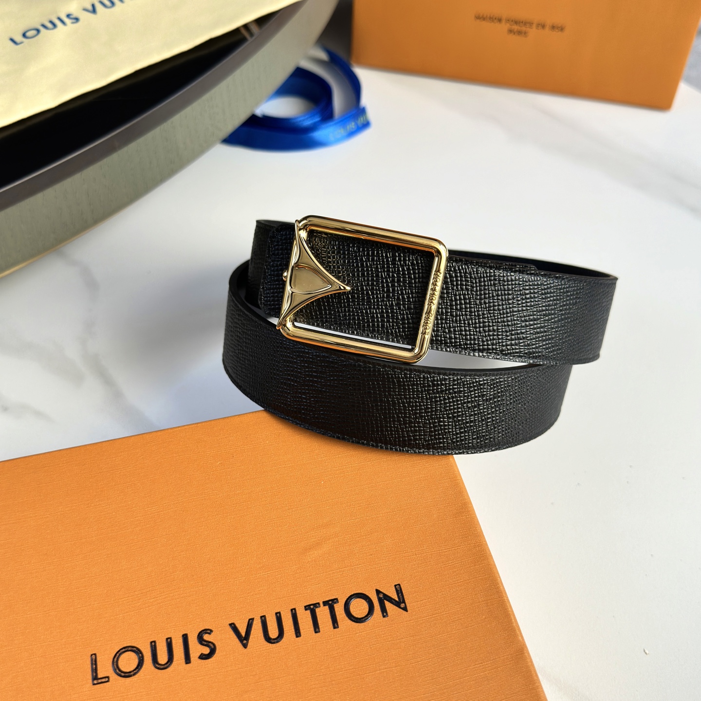 LOUIS VUITTON 驢家原單腰帶 ダブルフェイスデザイン 35mm
