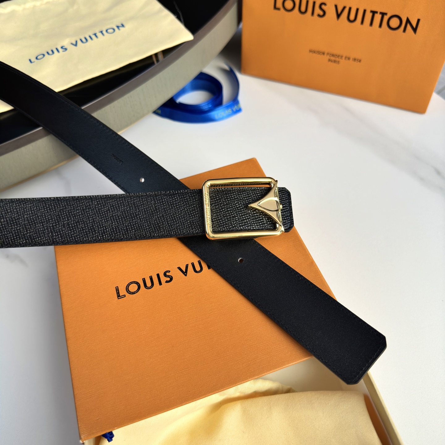 LOUIS VUITTON 驢家原單腰帶 ダブルフェイスデザイン 35mm