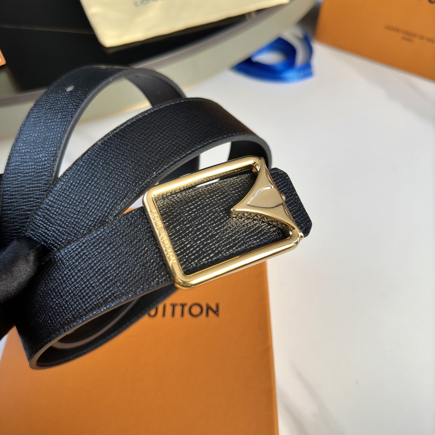 LOUIS VUITTON 驢家原單腰帶 ダブルフェイスデザイン 35mm