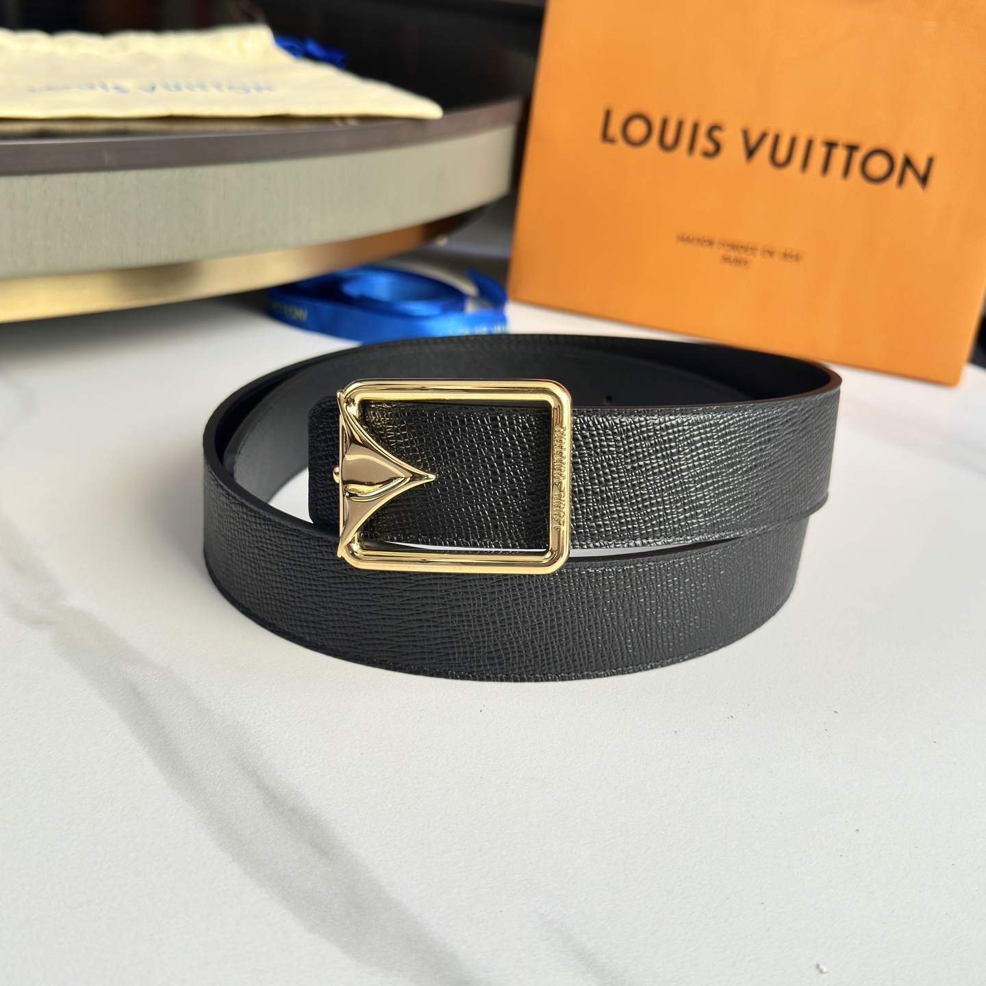 LOUIS VUITTON 驢家原單腰帶 ダブルフェイスデザイン 35mm