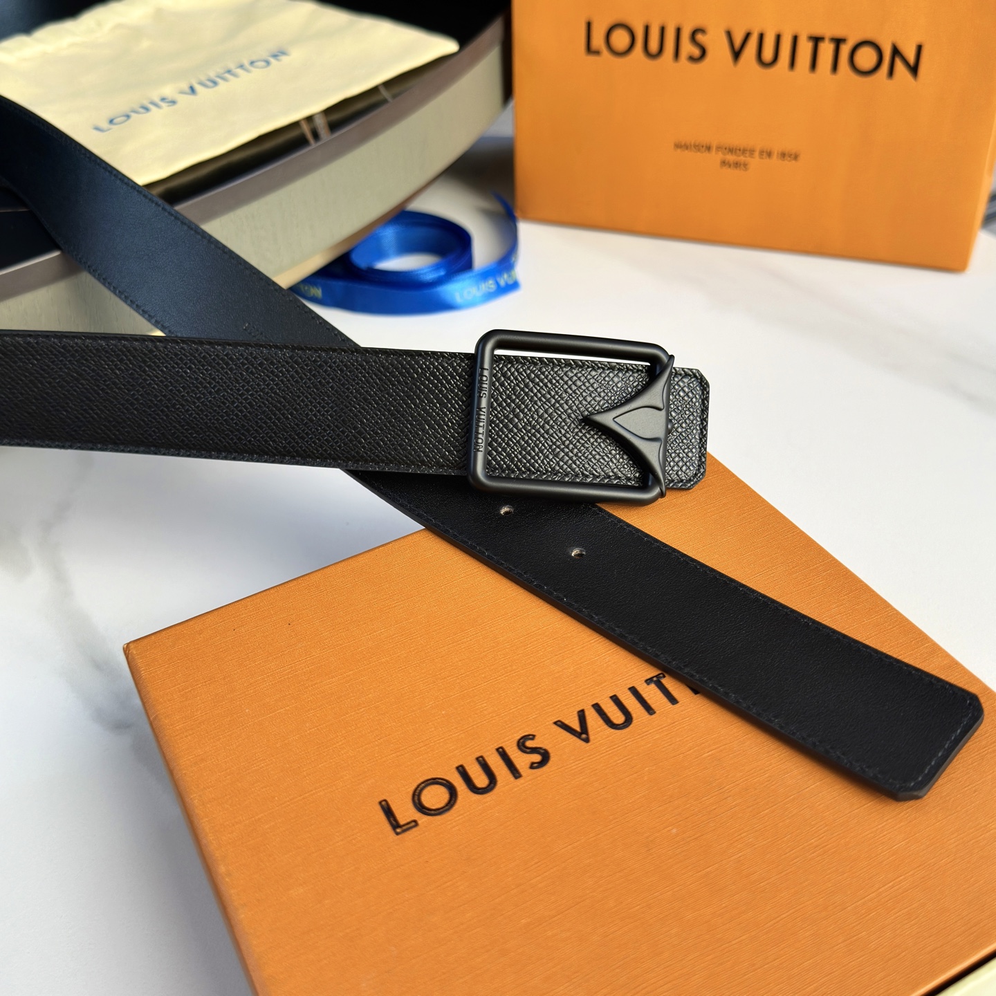 LOUIS VUITTON 驢家原單腰帶 双面使用 35mm