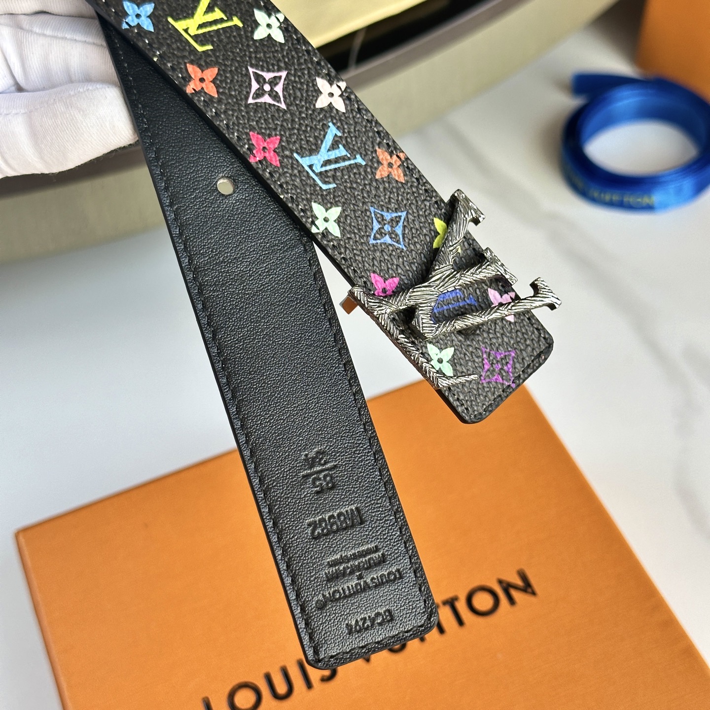 驢家 レディース腰ベルト 小花シリーズ フレッシュカスタムキャンバス