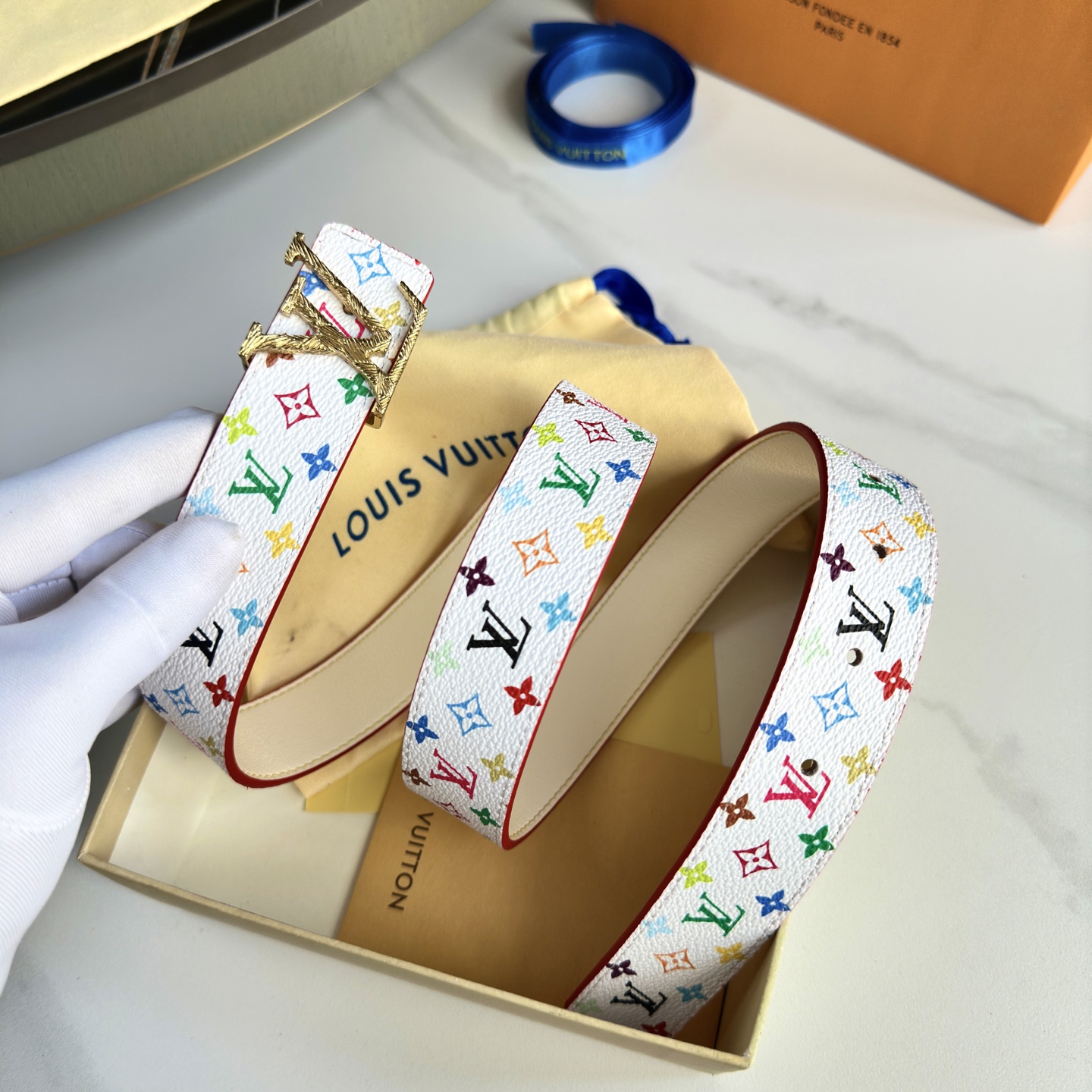 驢家 レディース 腰帯 小花シリーズ 幅3cm