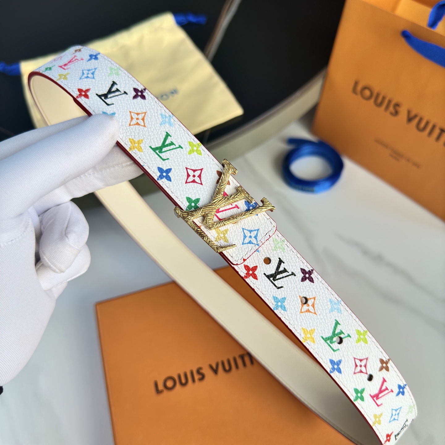 驢家 レディース 腰帯 小花シリーズ 幅3cm