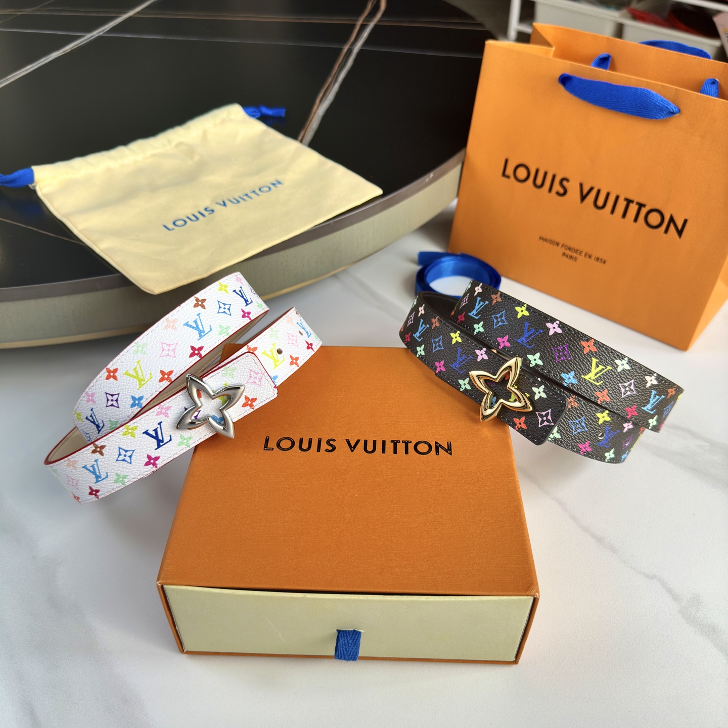 驢家 レディース 腰帯 小花シリーズ クラシックスタイル