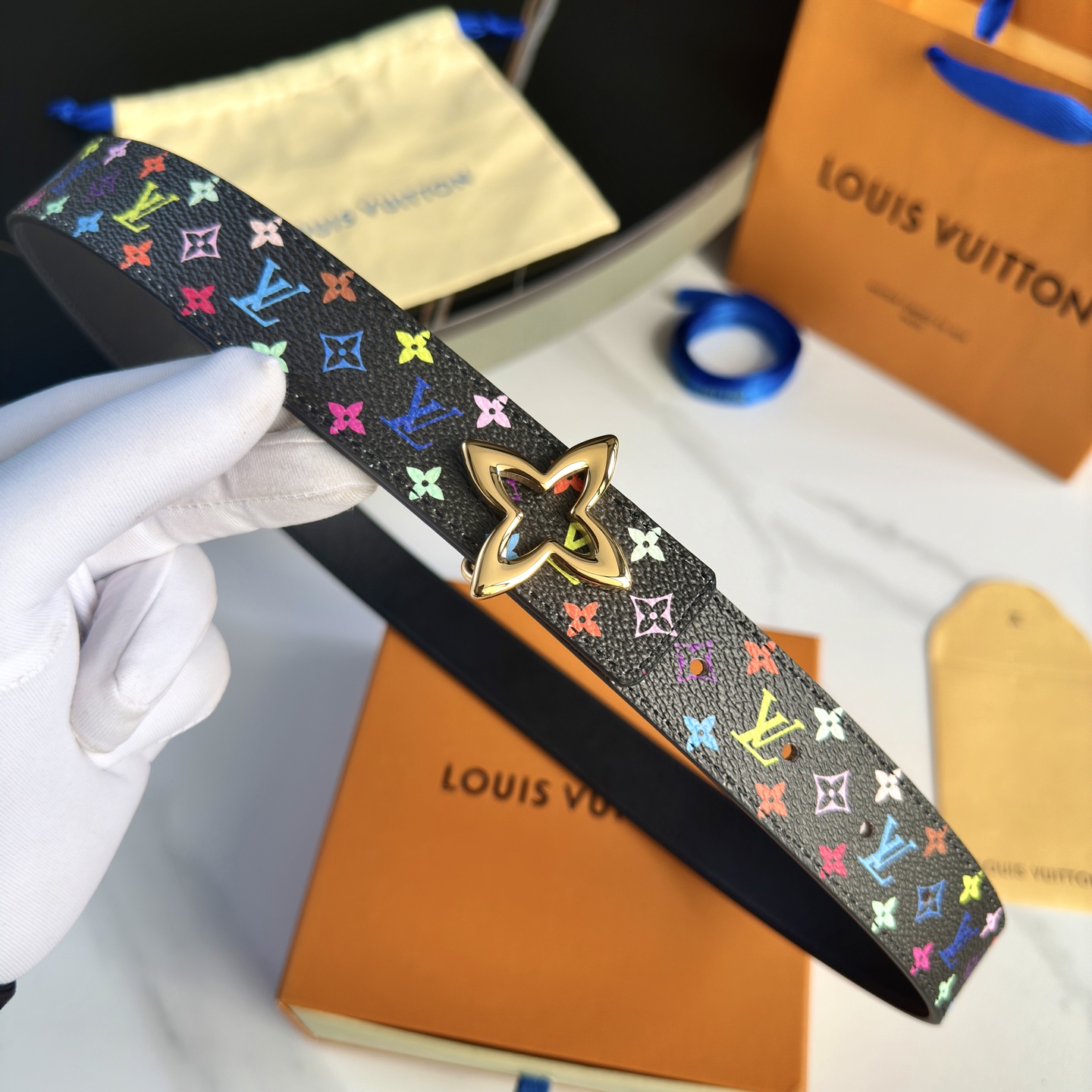 驢家 レディース 腰帯 小花シリーズ クラシックカジュアル