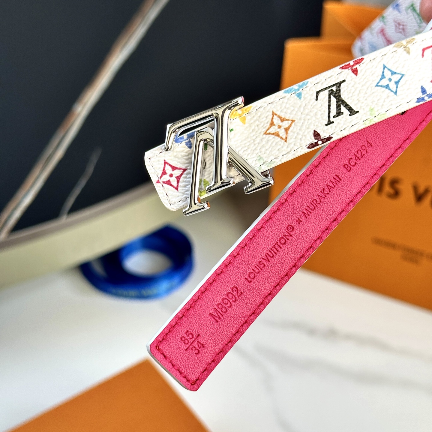 驢家 レディース 腰帯 小花シリーズ 定番キャンバスベルト